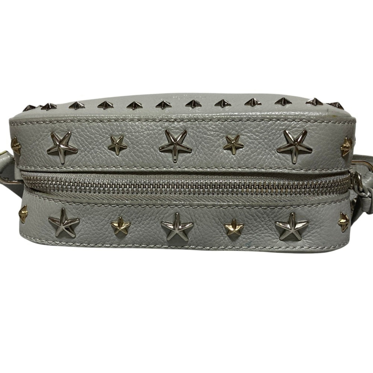Jimmy Choo Gray Shoulder Bag (Pre-Owned)