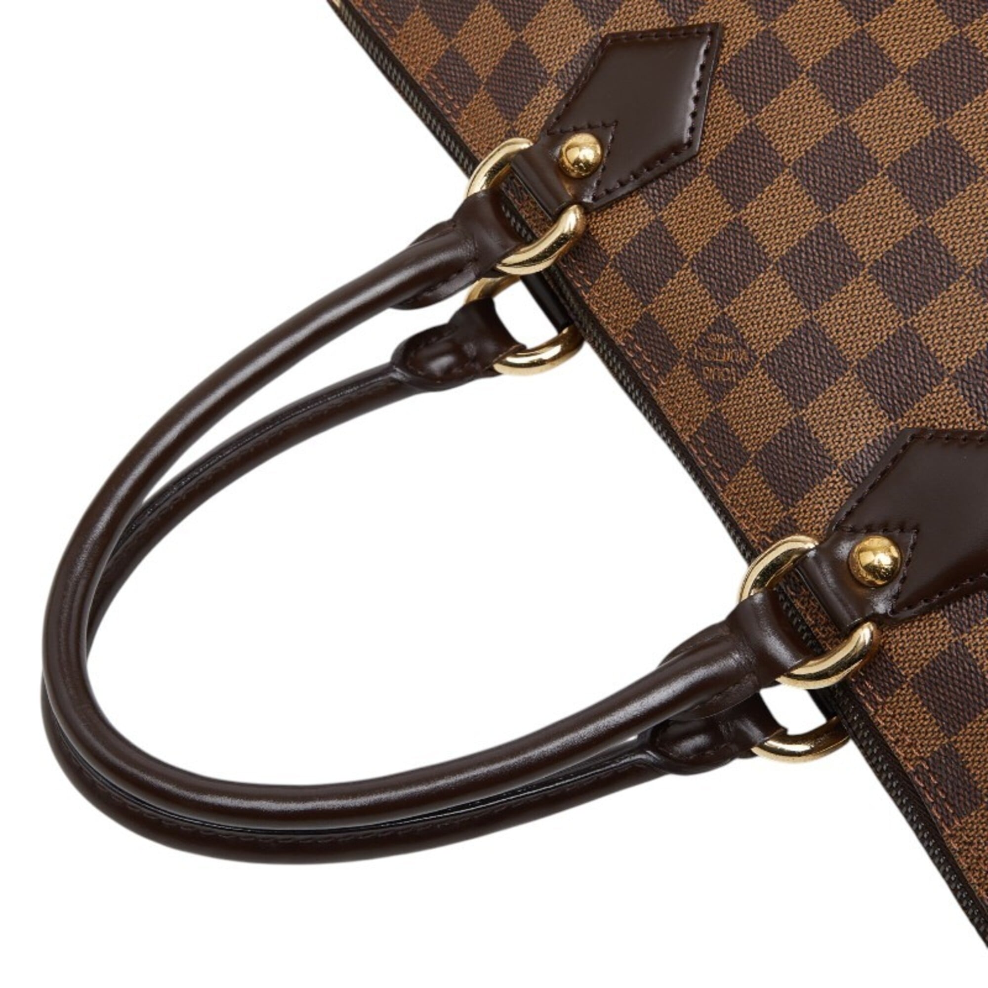 Louis Vuitton Brown Pvc Leather Tote Bag (Pre-Owned)
