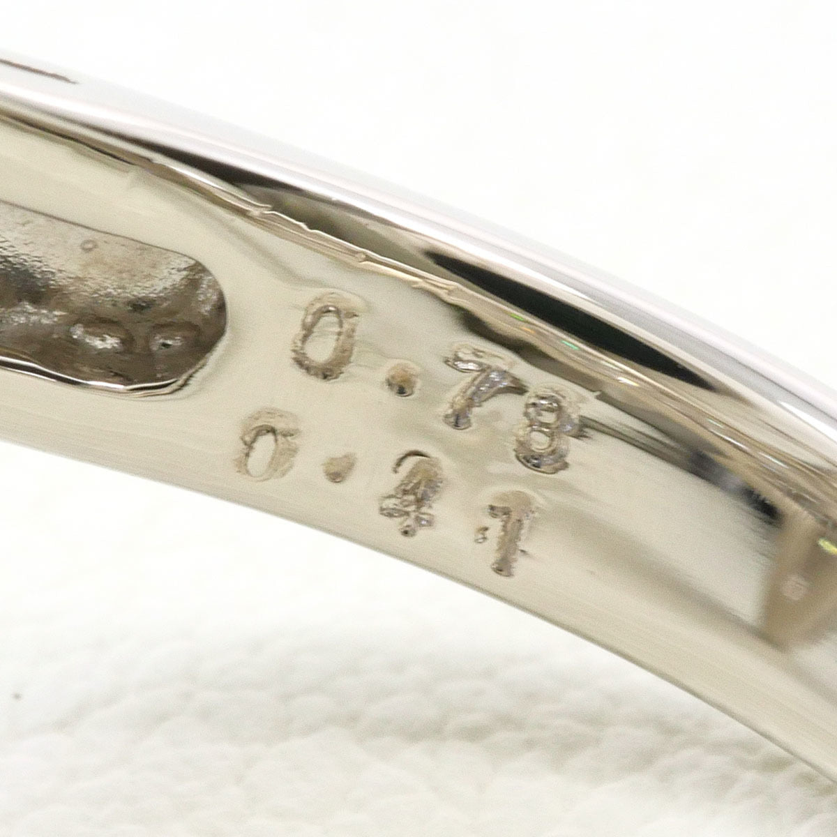 Unbranded Blue Platinum Platinum 900 Band Ring (Pre-Owned)