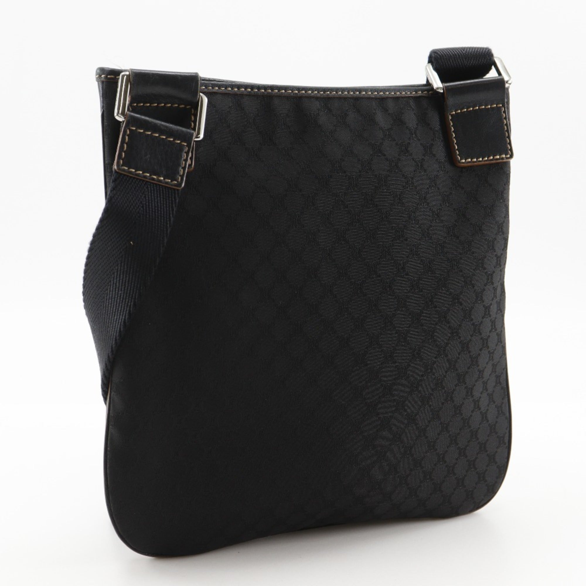 Celine Black Nylon Canvas Shoulder Bag (Pre-Owned)