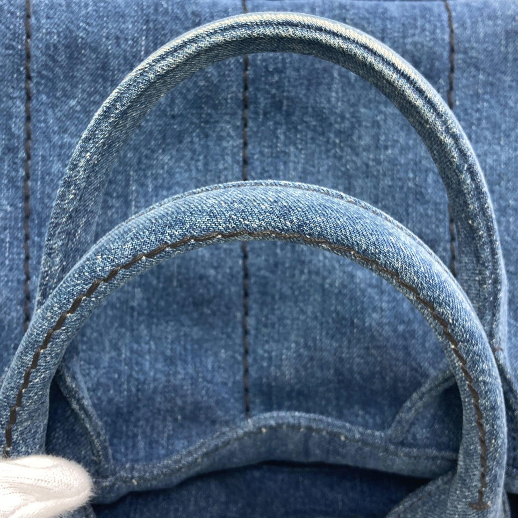 Prada Blue Denim Handbag (Pre-Owned)