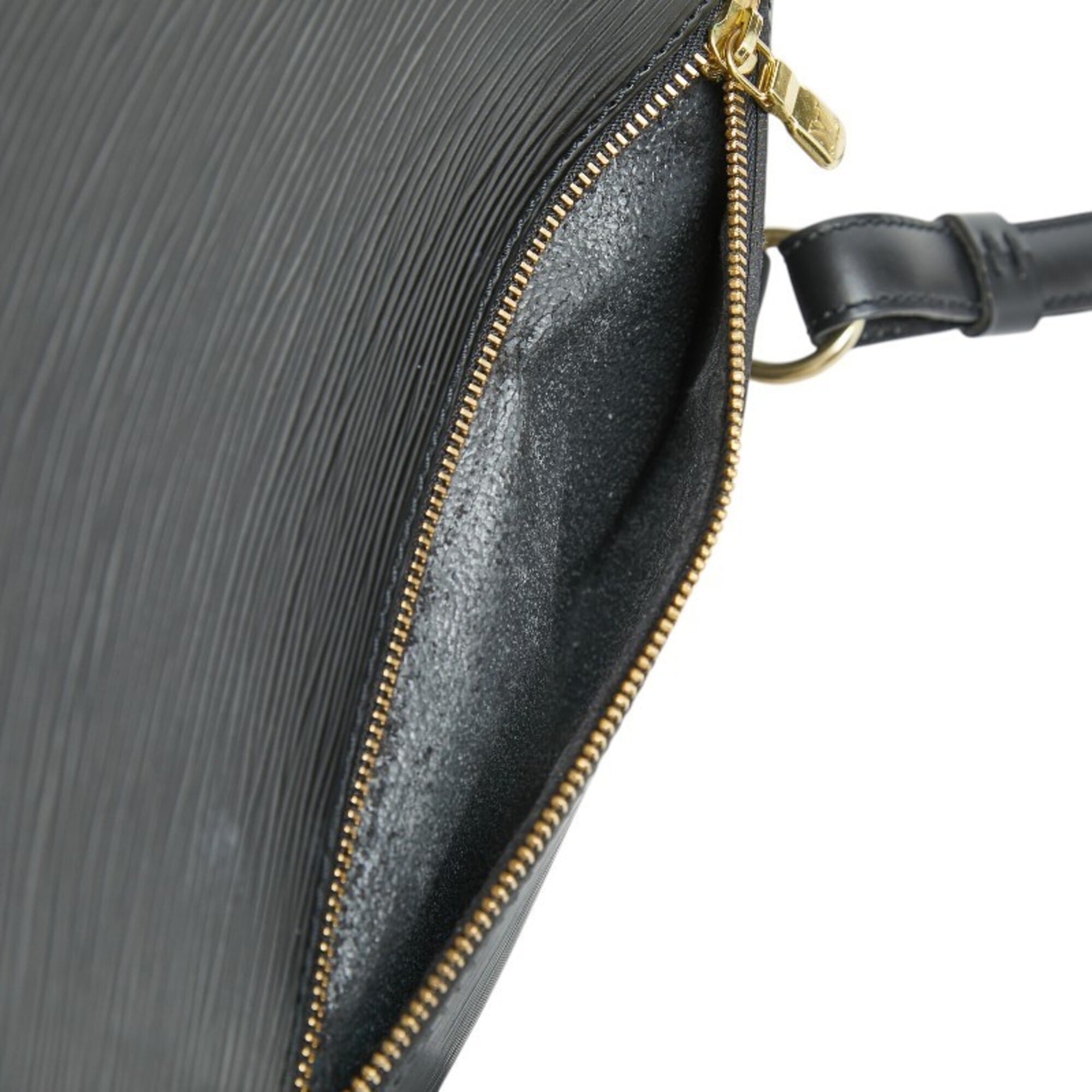 Louis Vuitton Epi Black Noir Leather Backpack (Pre-Owned)