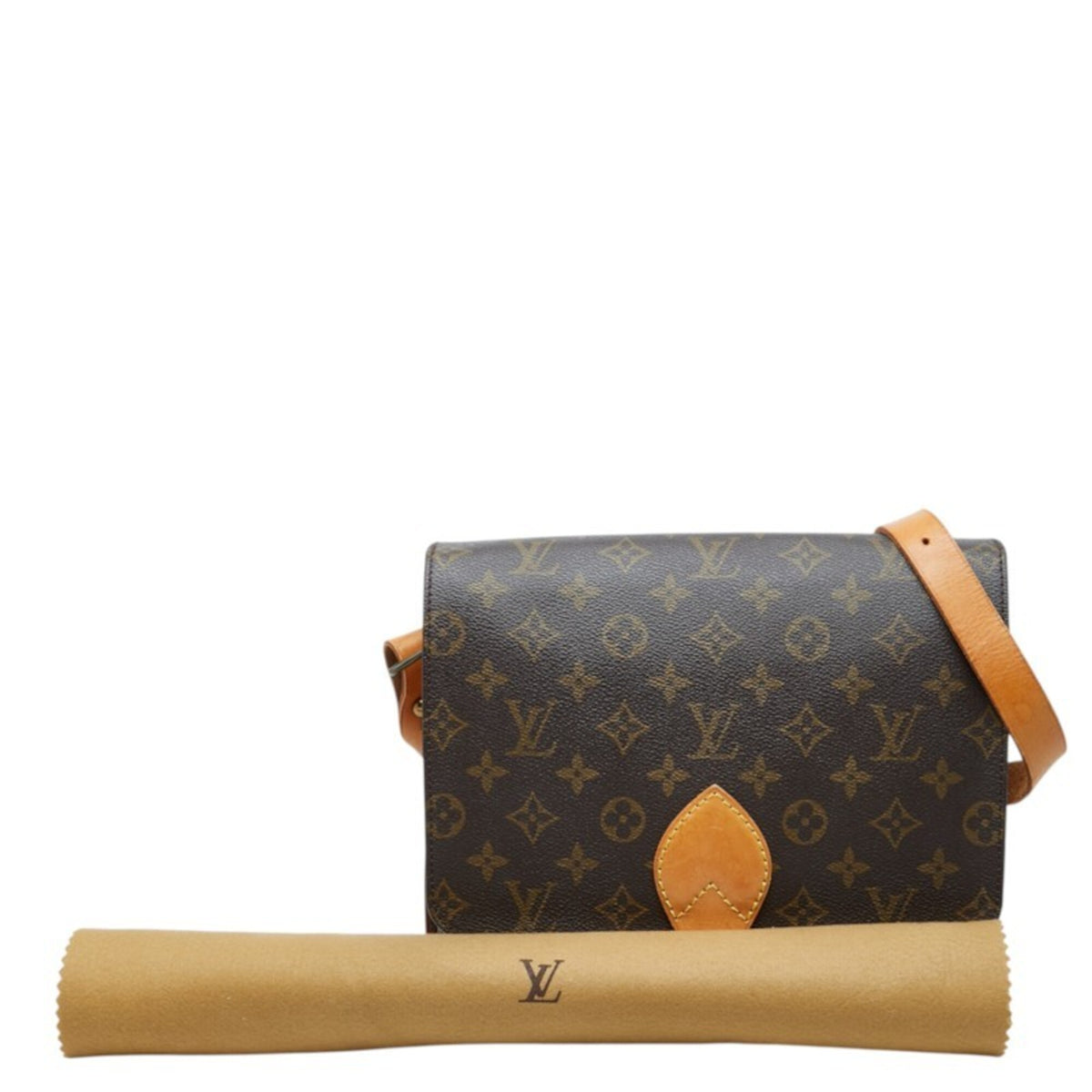 Louis Vuitton Brown Pvc Leather Shoulder Bag (Pre-Owned)