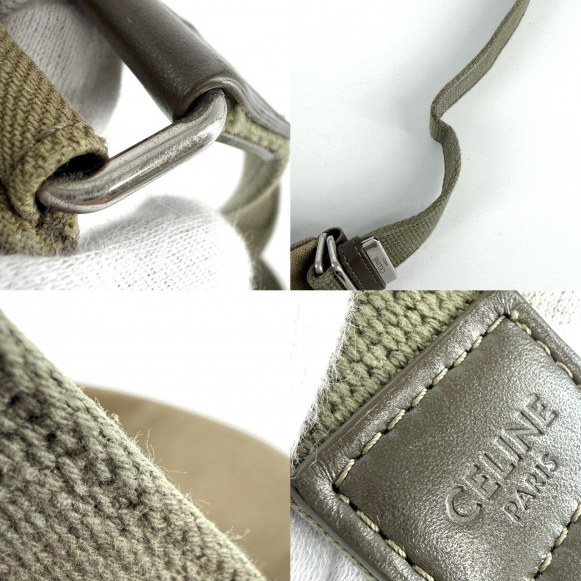 Celine Khaki Canvas Fanny Pack (Pre-Owned)