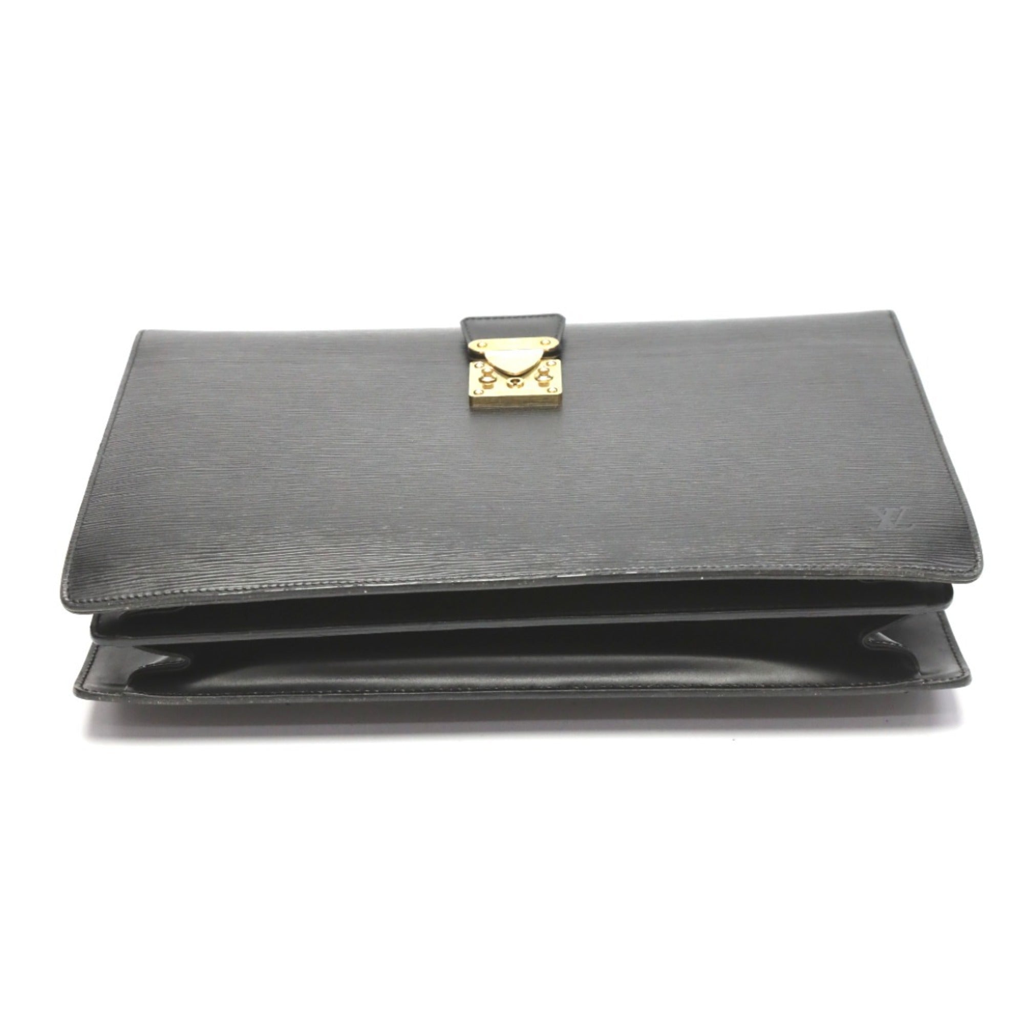 Louis Vuitton Epi Black Epi Leather Briefcase (Pre-Owned)