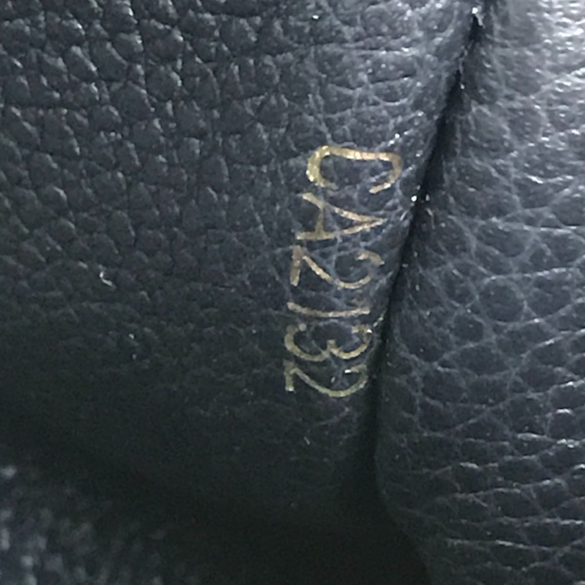 Louis Vuitton Infini Navy Monogram Empreinte Long Wallet (Bi-Fold) (Pre-Owned)