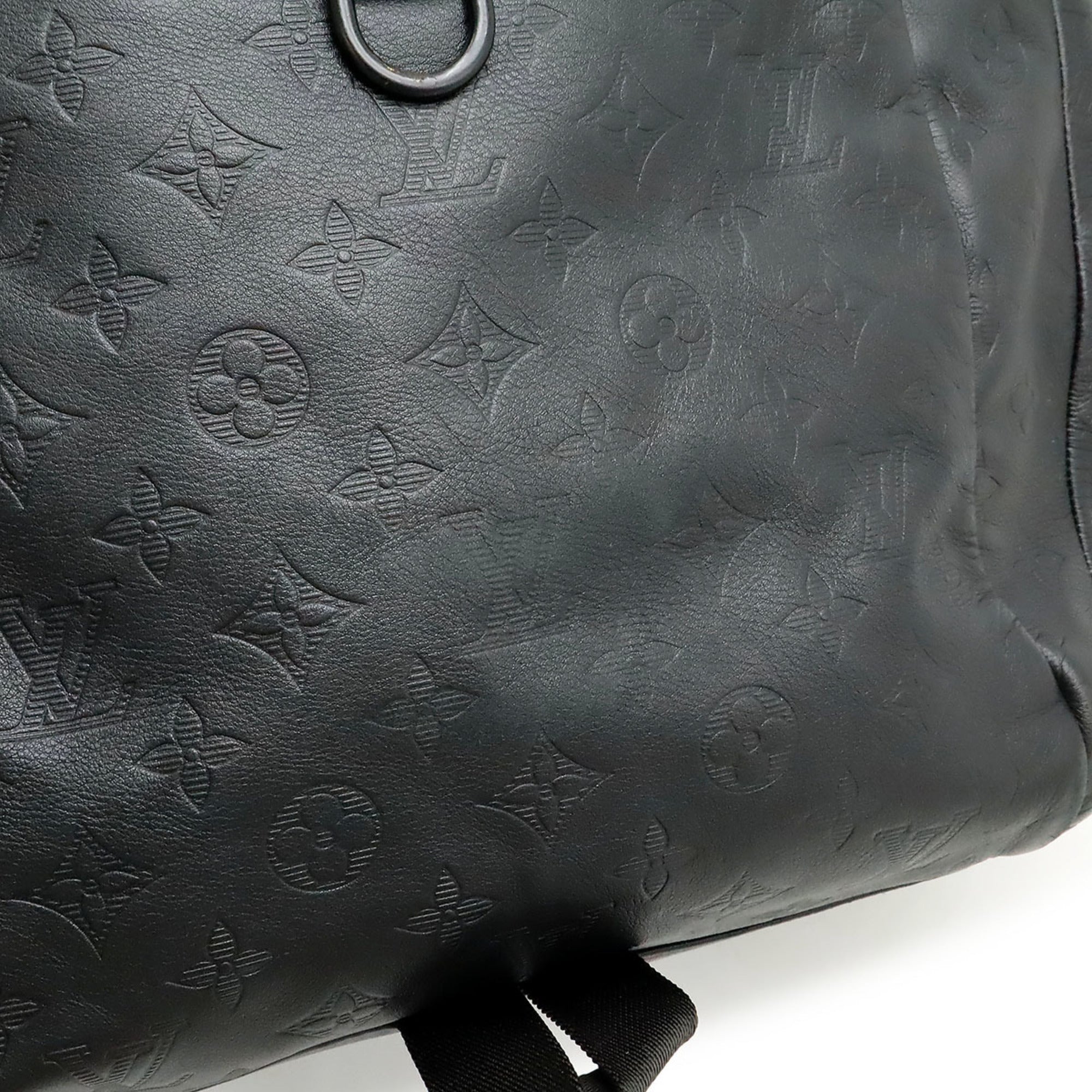 Louis Vuitton Monogram Shadow Black Noir Monogram Shadow Backpack (Pre-Owned)