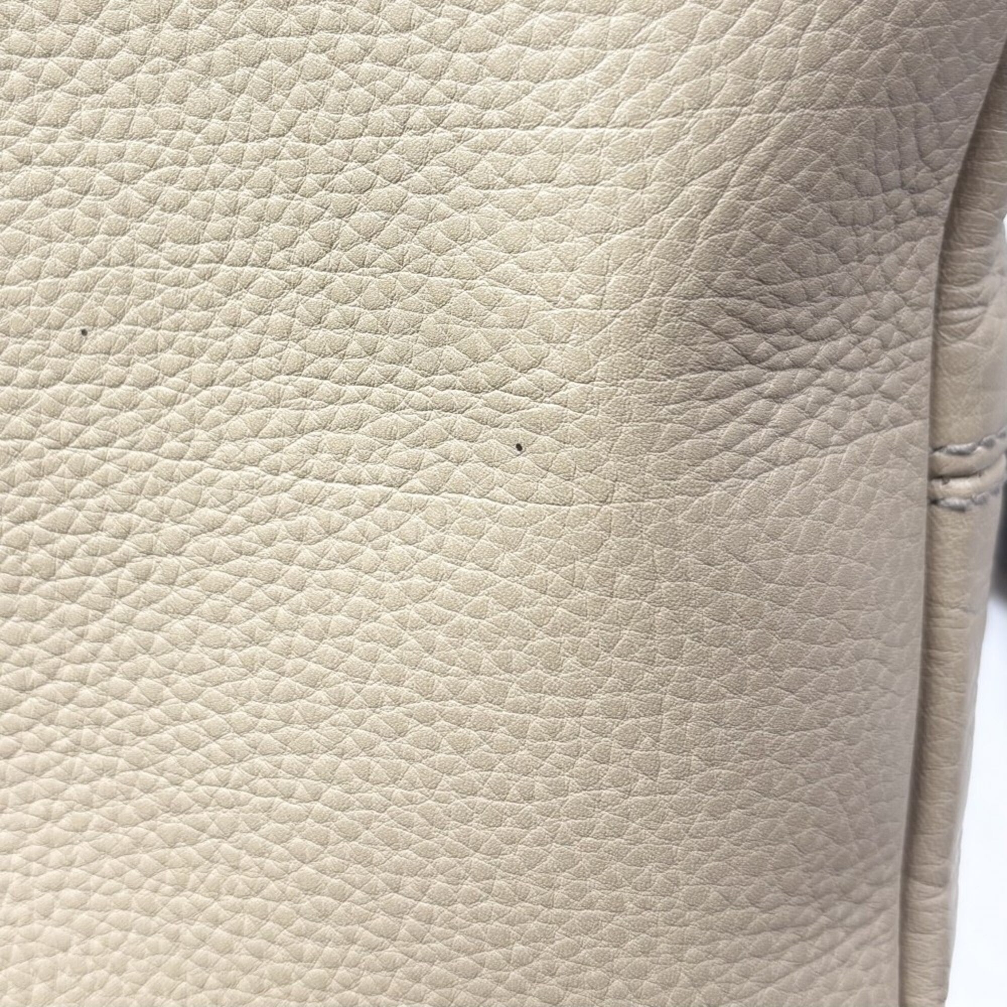 Gucci Beige Leather Handbag (Pre-Owned)