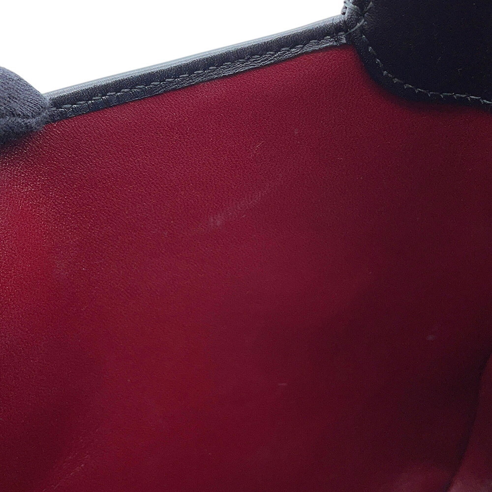 Gucci Black Leather Handbag Shoulder Bag (Pre-Owned)