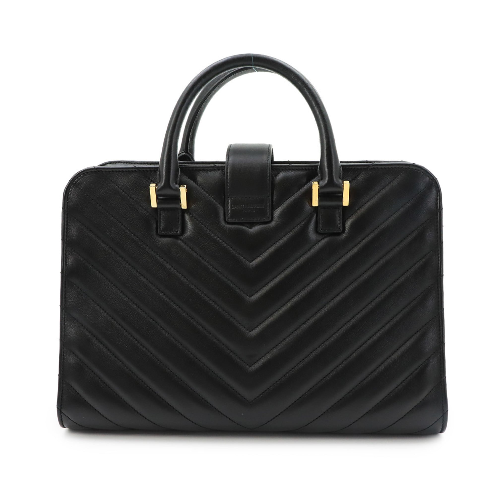 Saint Laurent Black Leather Handbag (Pre-Owned)