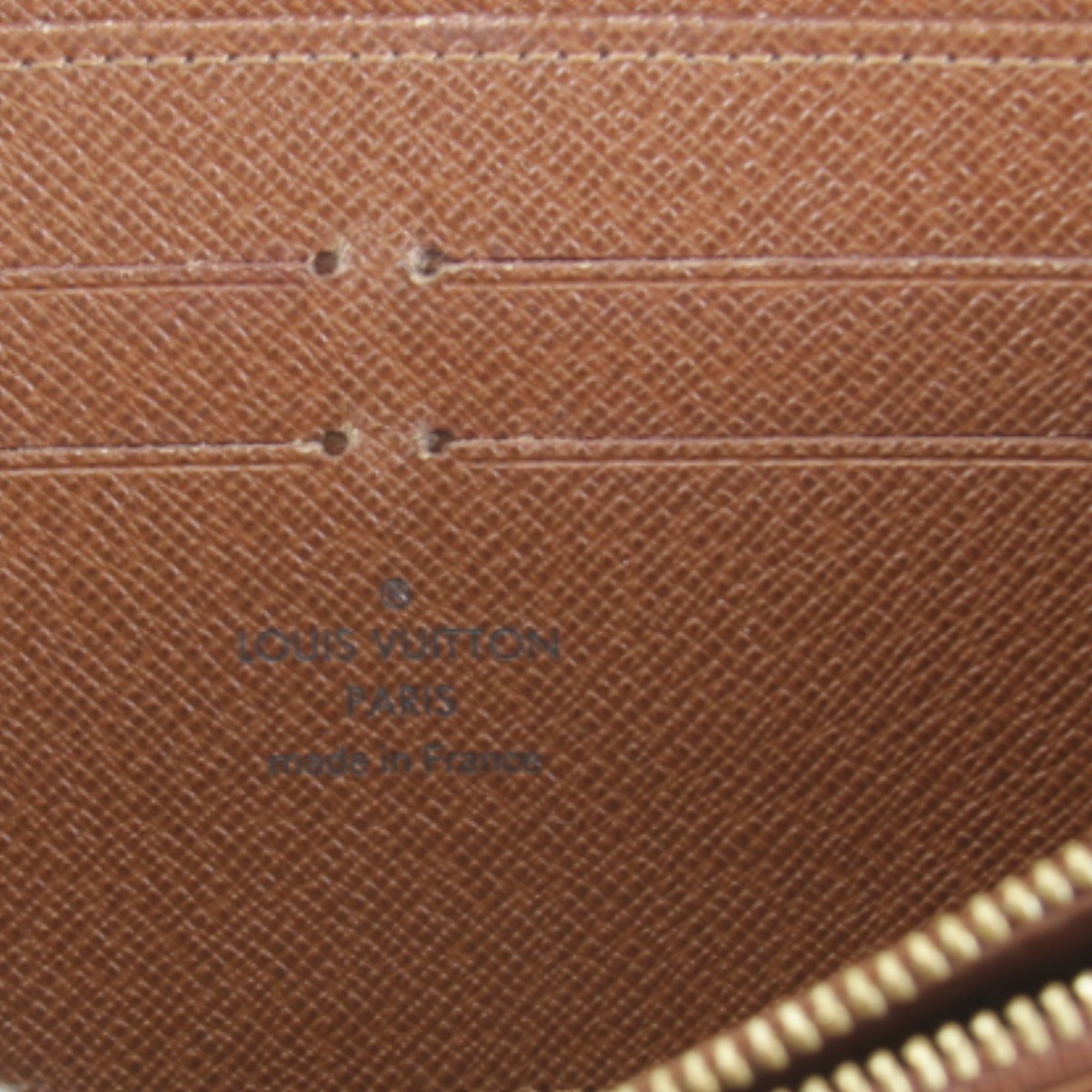 Louis Vuitton Brown Monogram Canvas Long Wallet (Bi-Fold) (Pre-Owned)