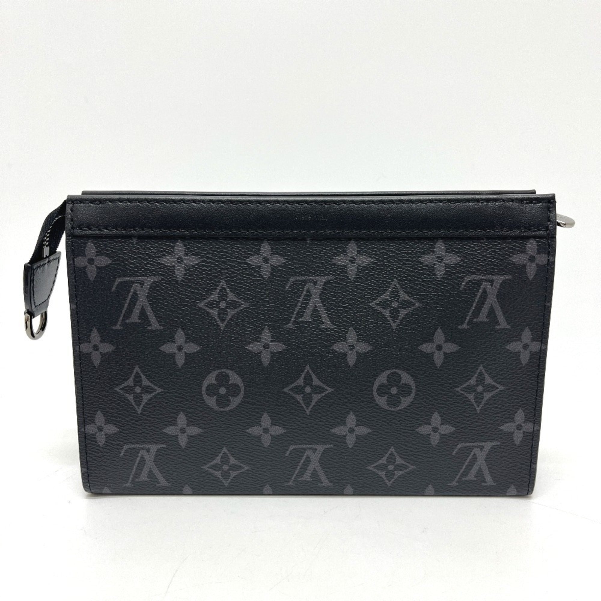 Louis Vuitton Black Monogram Eclipse Handbag Pouch Shoulder Bag (Pre-Owned)