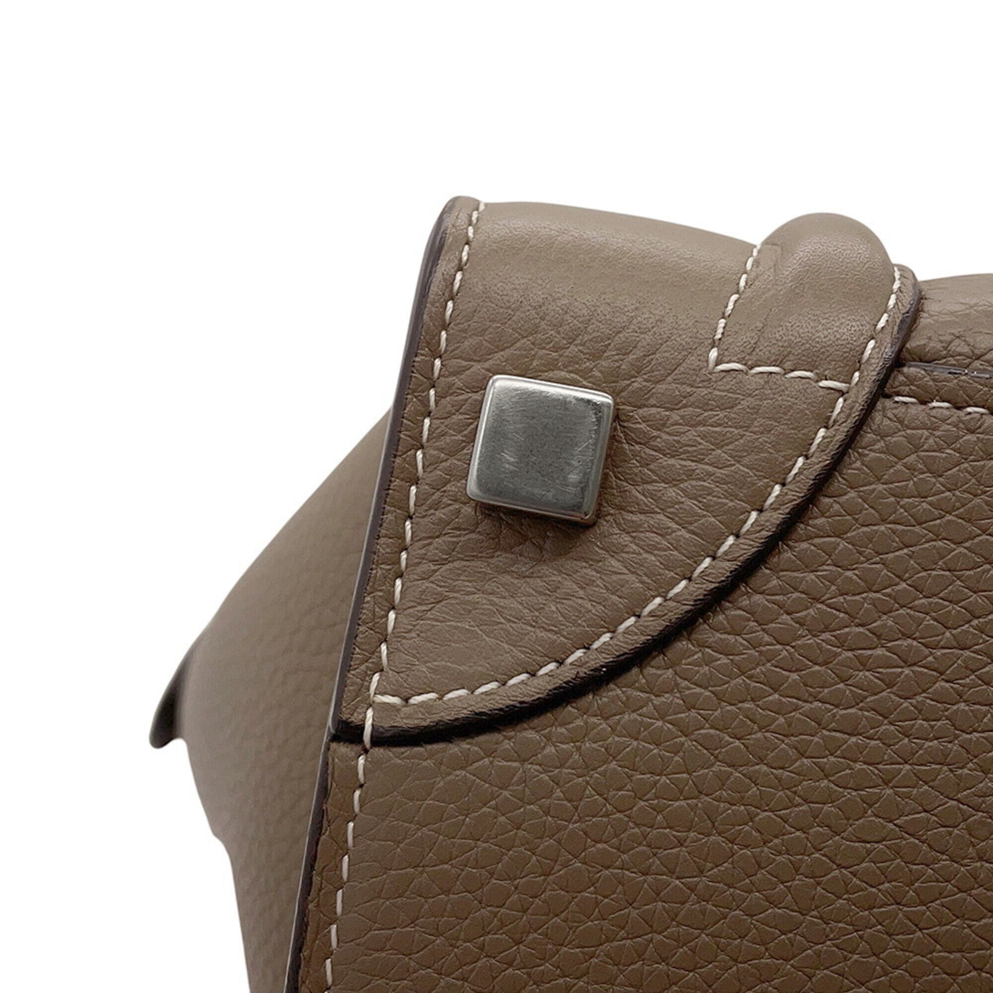 Celine Grayish Leather Handbag (Pre-Owned)