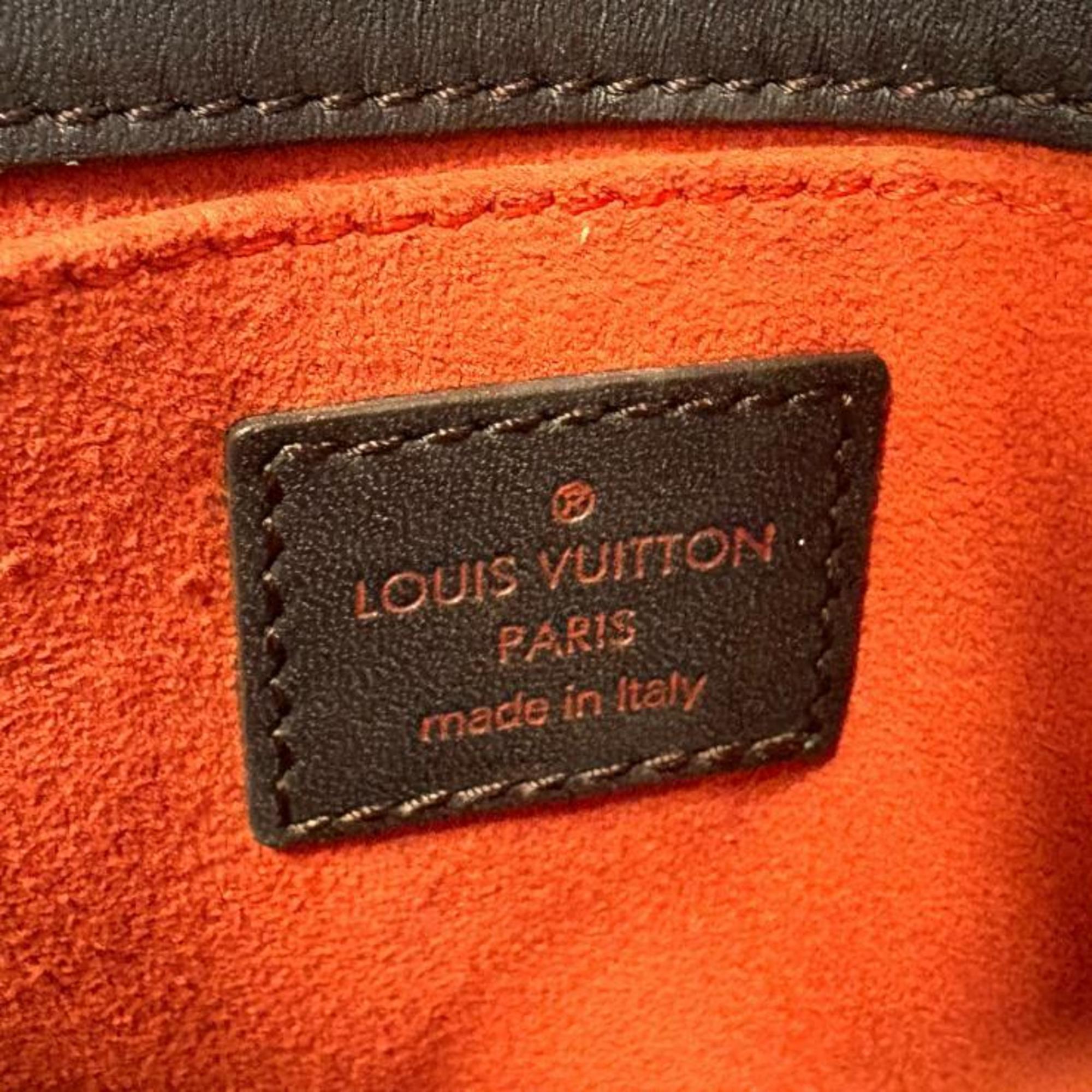 Louis Vuitton Brown Leather Shoulder Bag (Pre-Owned)
