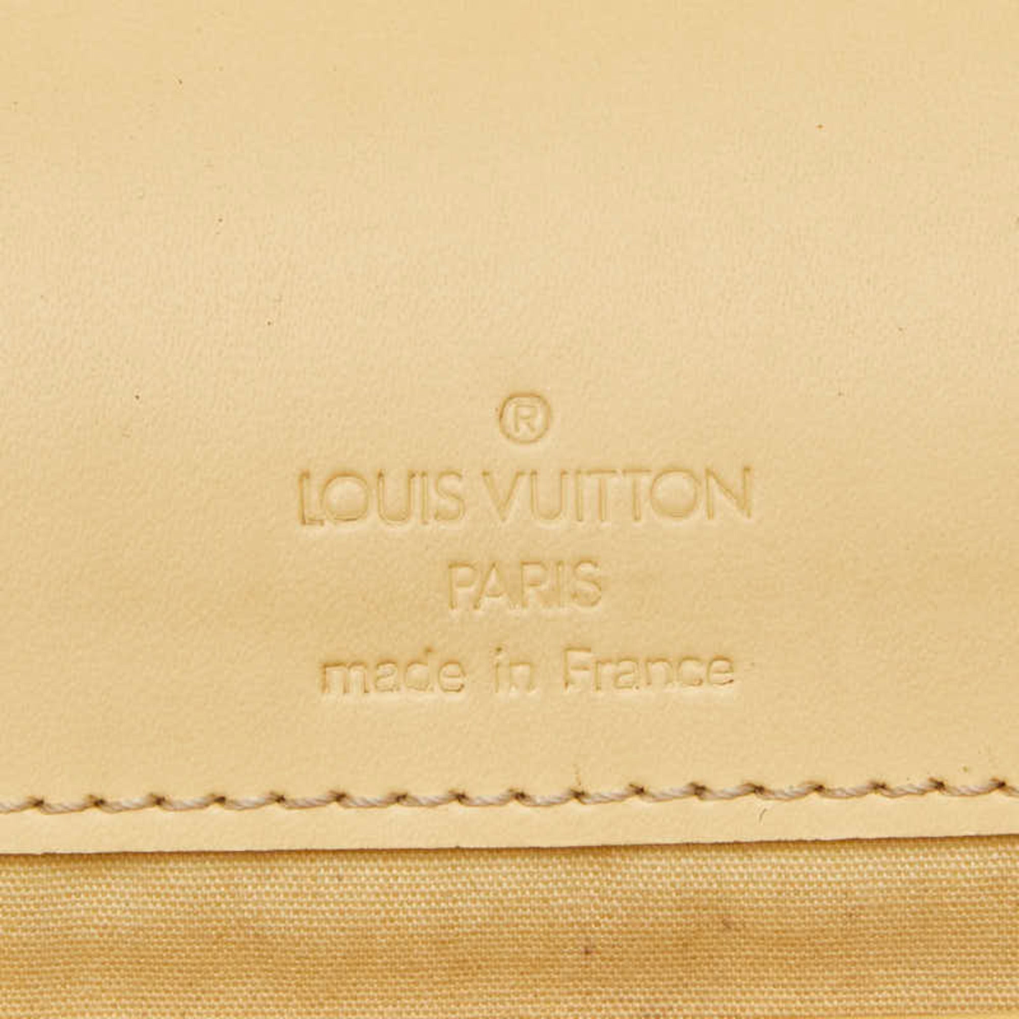Louis Vuitton Vanilla Yellow Leather Shoulder Bag (Pre-Owned)