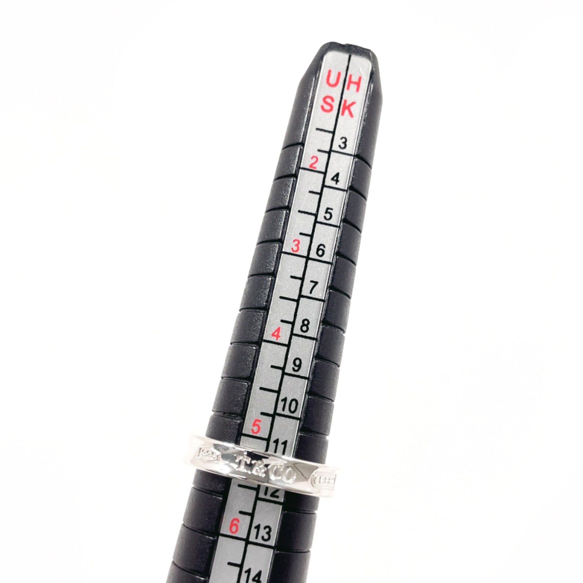 Tiffany Silver Silver 925 Band Ring (Pre-Owned)
