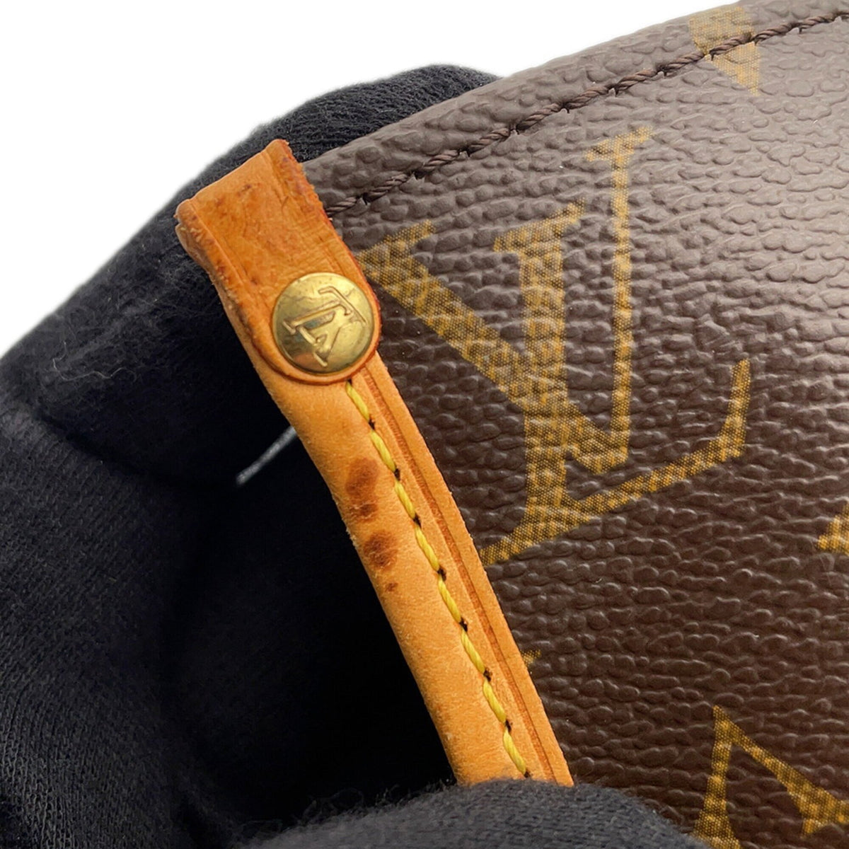 Louis Vuitton Brown Monogram Handbag Shoulder Bag Tote Bag (Pre-Owned)