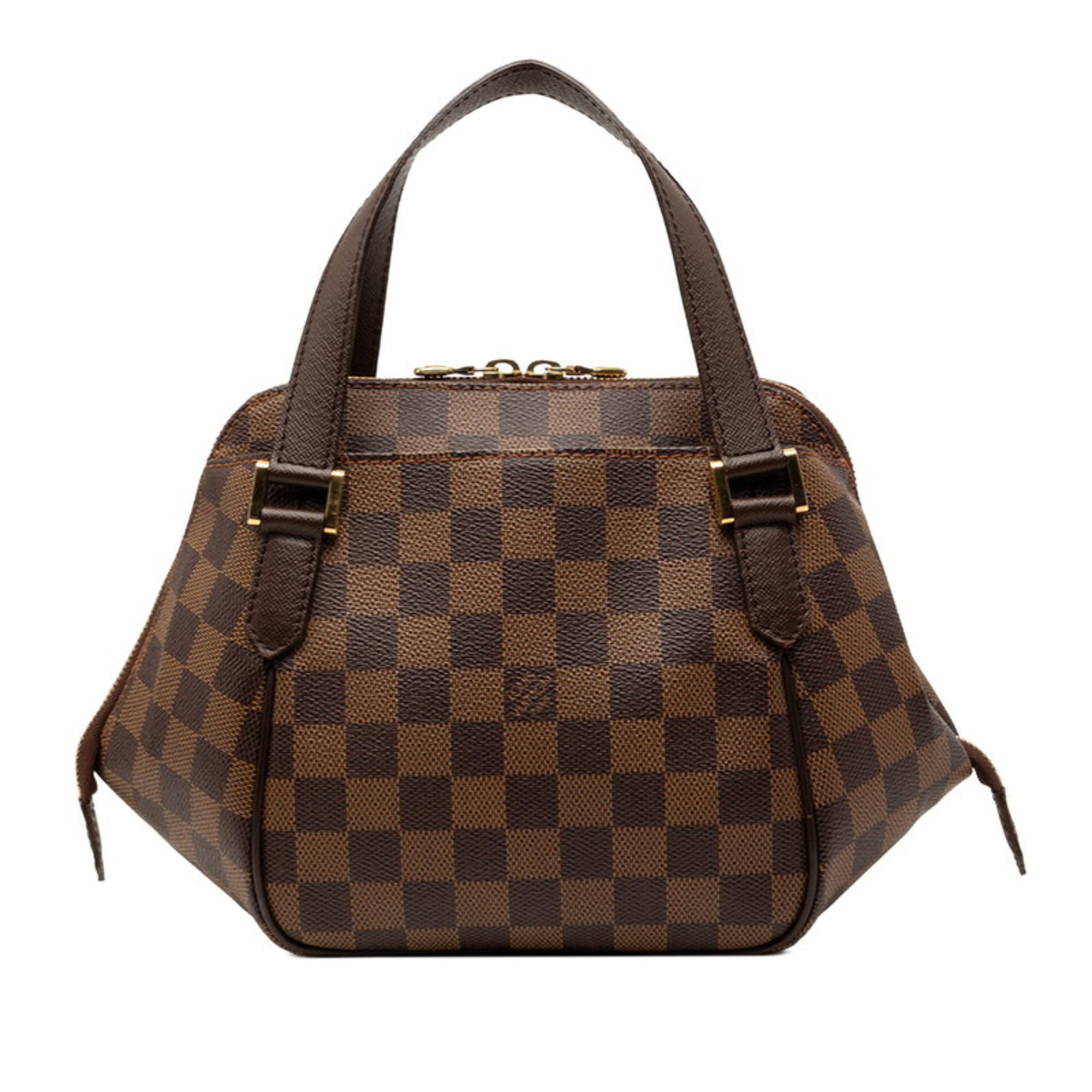 Louis Vuitton Brown Damier Canvas Pvc Leather Handbag (Pre-Owned)