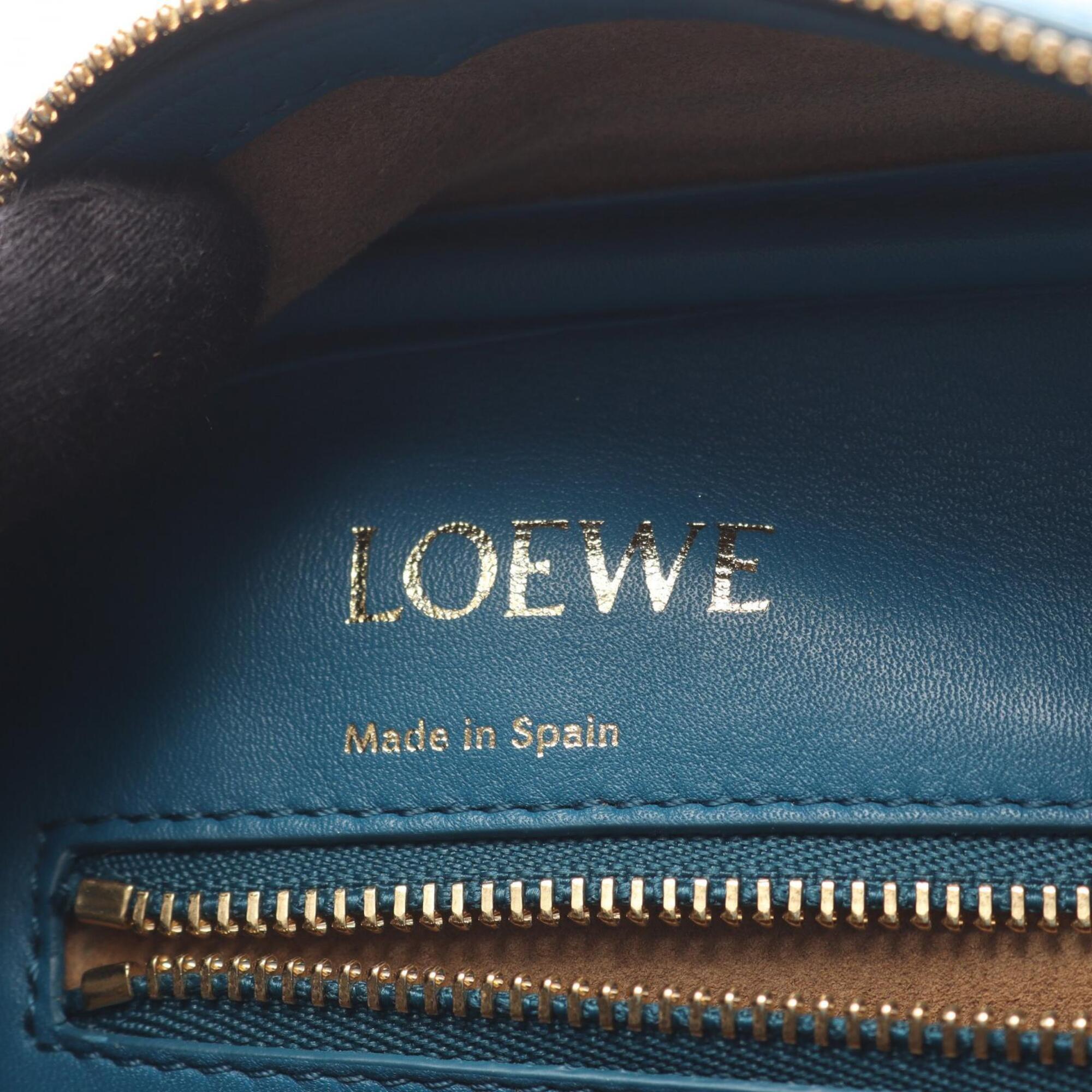 Loewe Blue Leather Handbag (Pre-Owned)