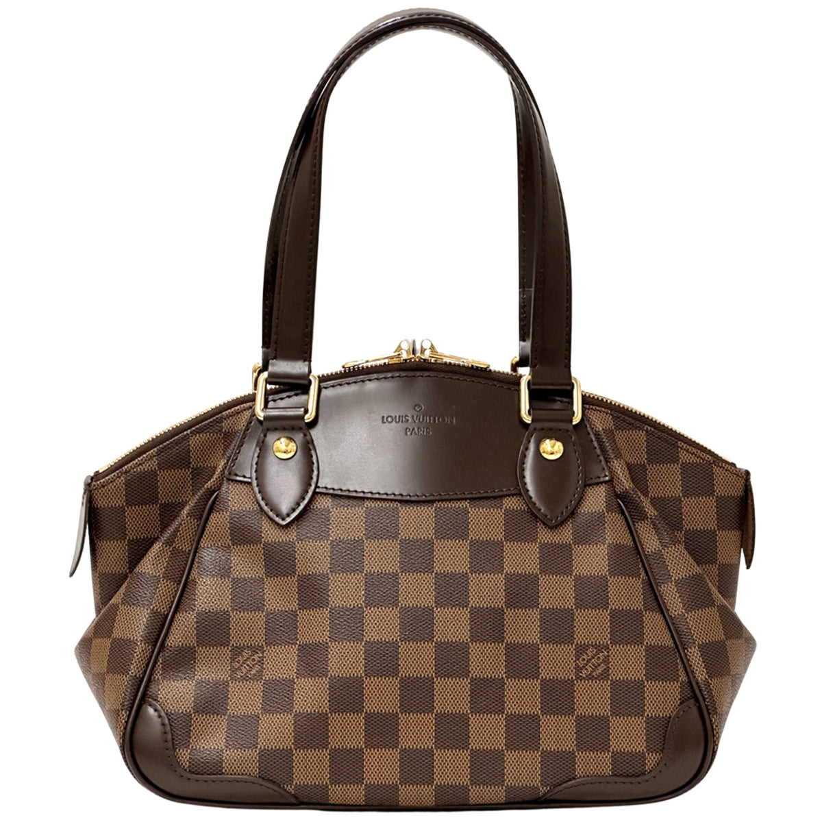 Louis Vuitton Brown Damier Canvas Ebene Damier Canvas Handbag (Pre-Owned)