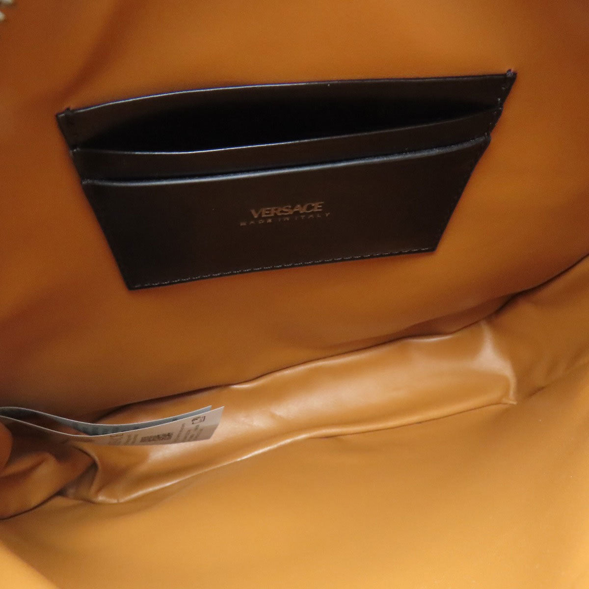 Versace Black Leather Shoulder Bag (Pre-Owned)