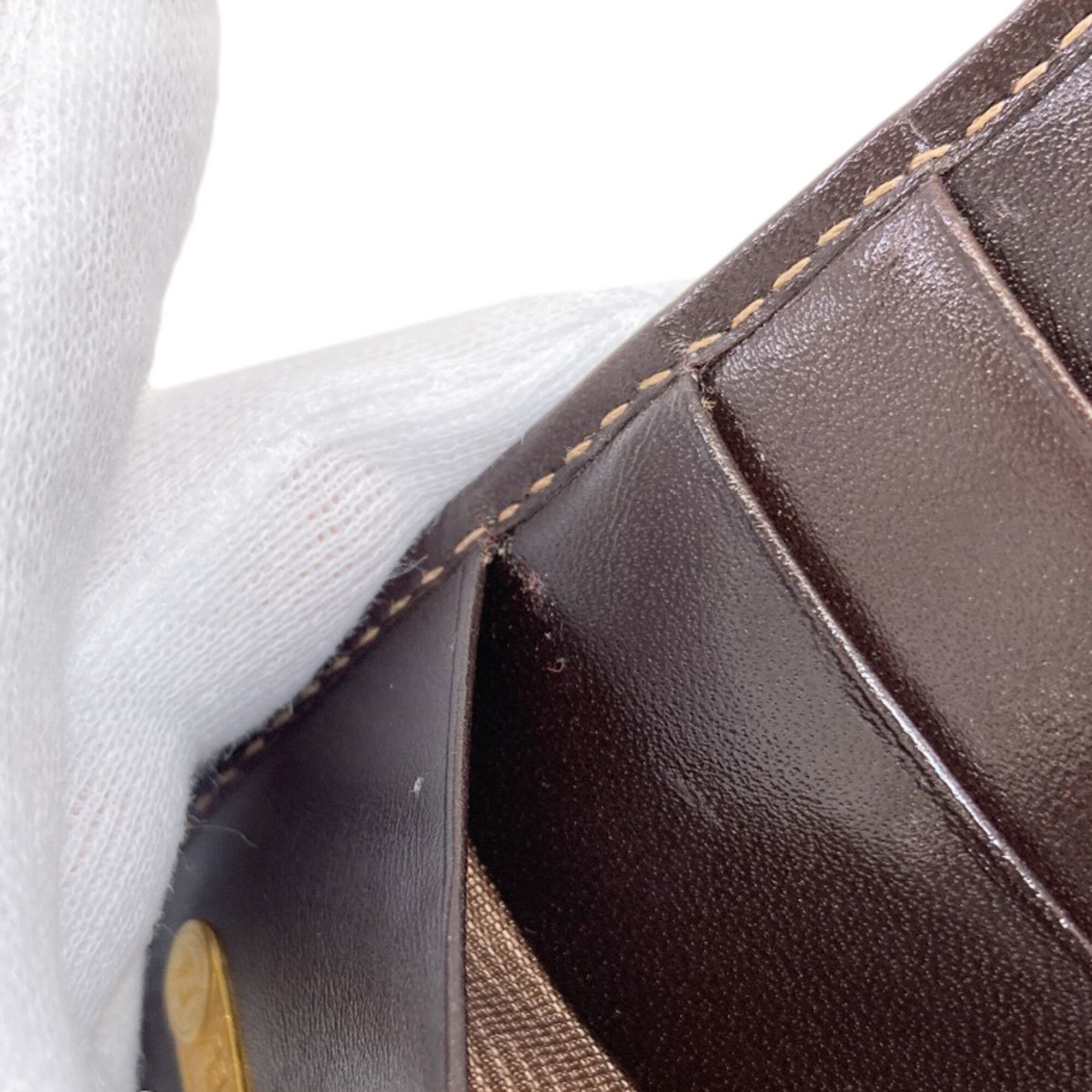Fendi Brown Canvas Leather Wallet (Bi-Fold) (Pre-Owned)