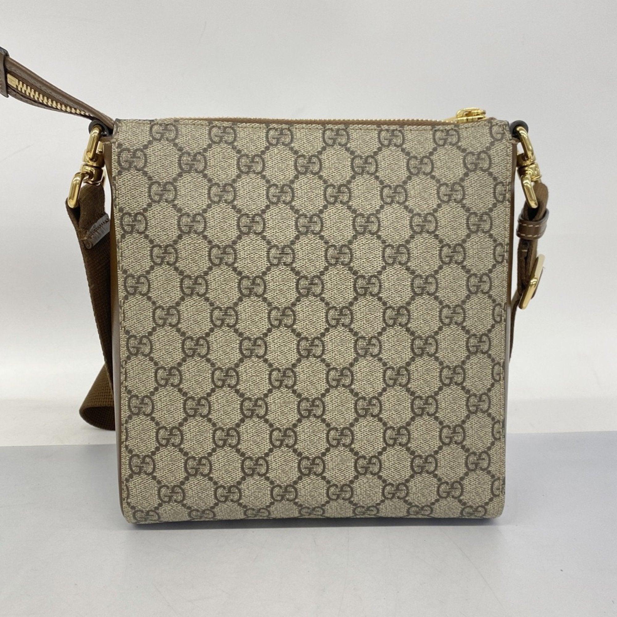 Gucci Brown Pvc Shoulder Bag (Pre-Owned)