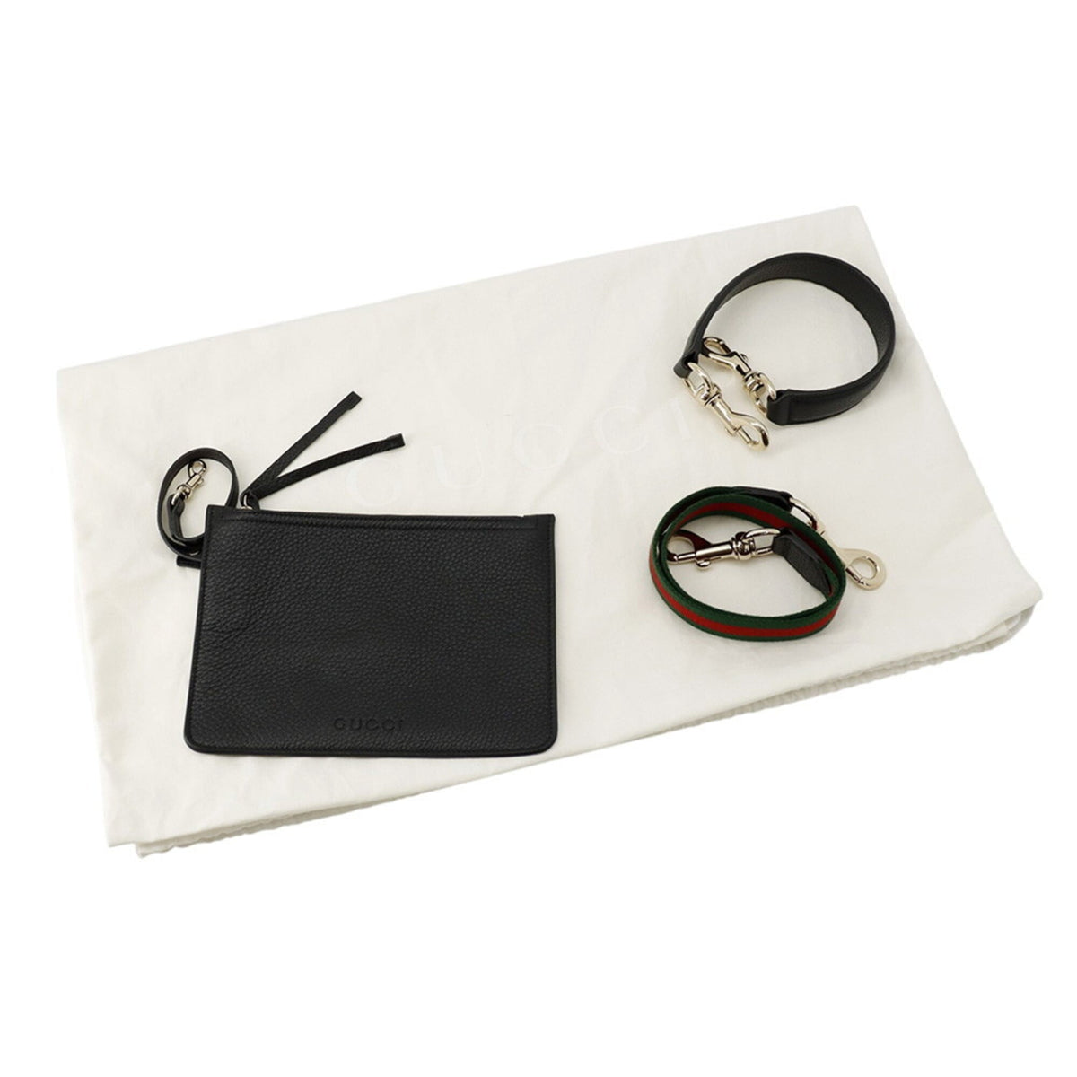 Gucci Black Leather Shoulder Bag (Pre-Owned)