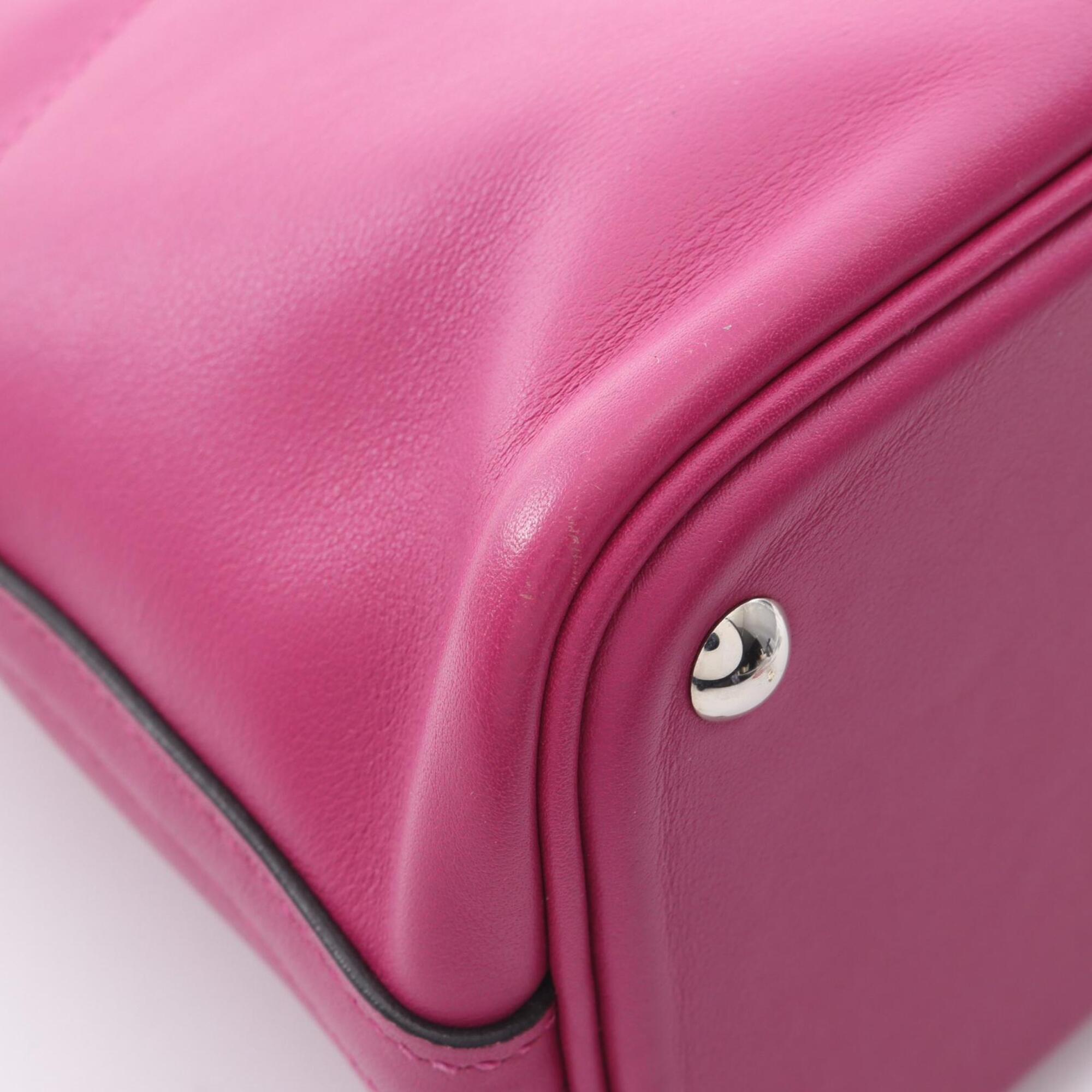 Hermes Pink Rose Purple Swift Leather Handbag (Pre-Owned)