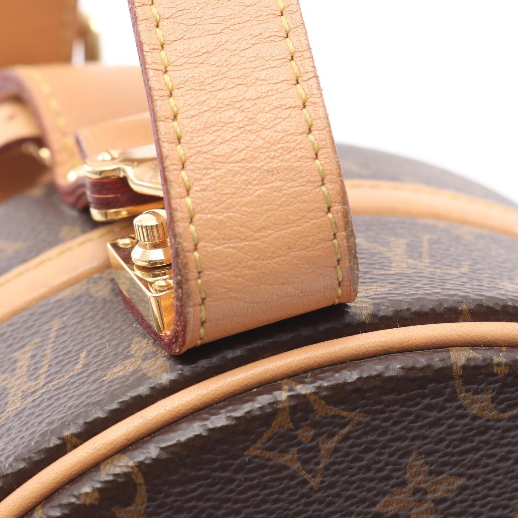 Louis Vuitton Brown Monogram Coated Canvas Leather Handbag (Pre-Owned)