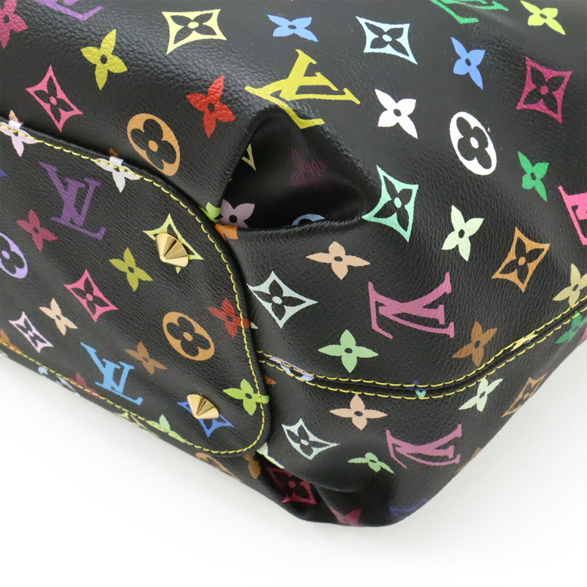 Louis Vuitton Noir Pvc Shoulder Bag Tote Bag (Pre-Owned)