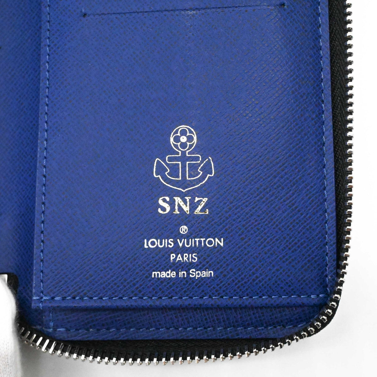 Louis Vuitton Blue Navy Canvas Coin Purse/Coin Case (Pre-Owned)