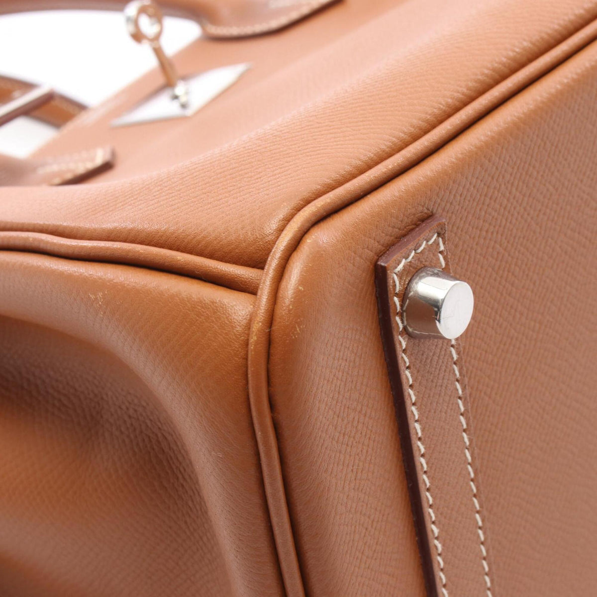 Hermes Brown Epsom Leather Handbag (Pre-Owned)