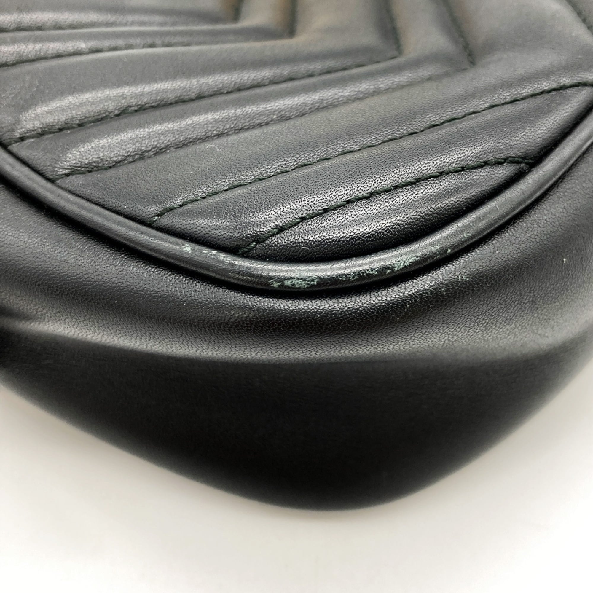 Gucci Black Leather Shoulder Bag (Pre-Owned)