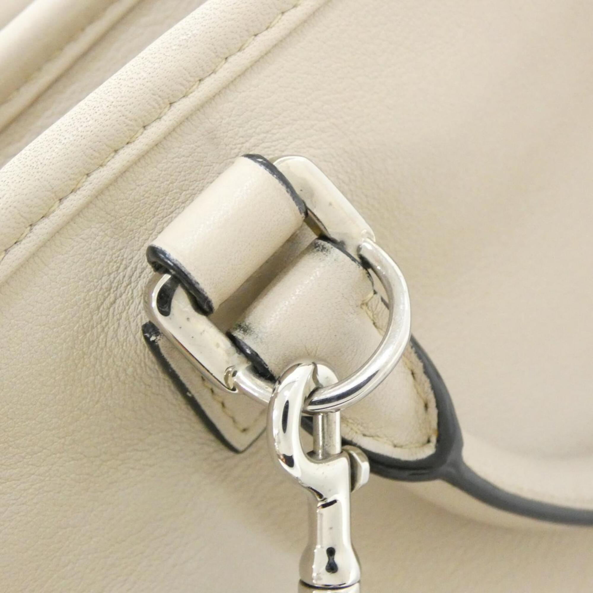 Loewe Amazona Light Beige Leather Handbag (Pre-Owned)