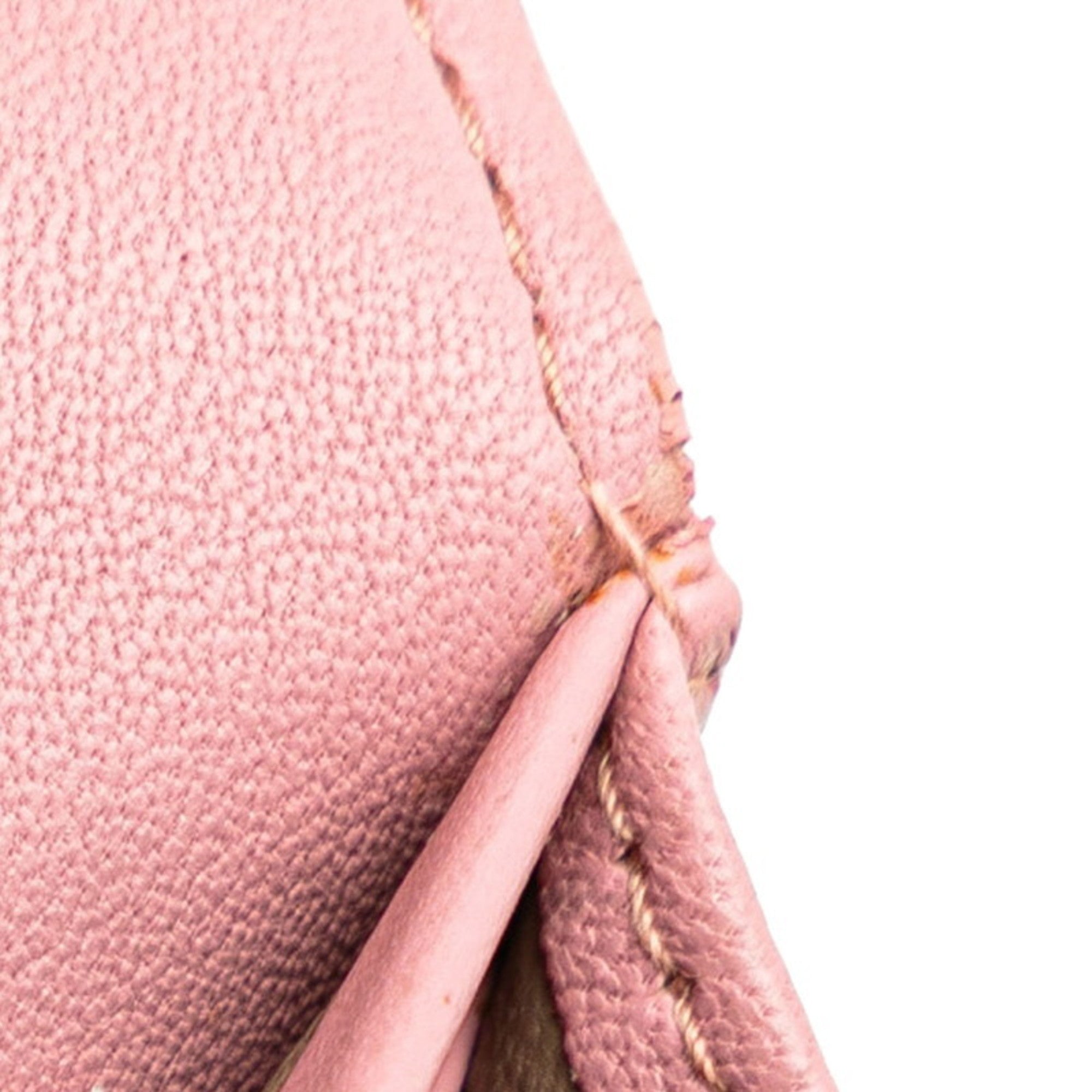 Bottega Veneta Pink Leather Long Wallet (Bi-Fold) (Pre-Owned)