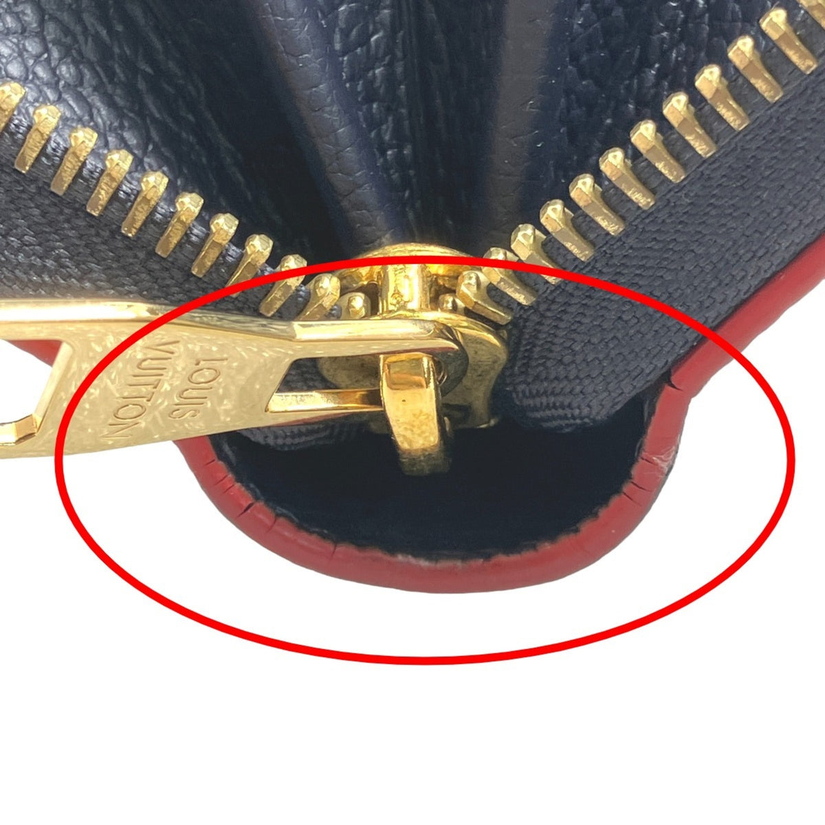 Louis Vuitton Marine Rouge Monogram Empreinte Long Wallet (Bi-Fold) (Pre-Owned)