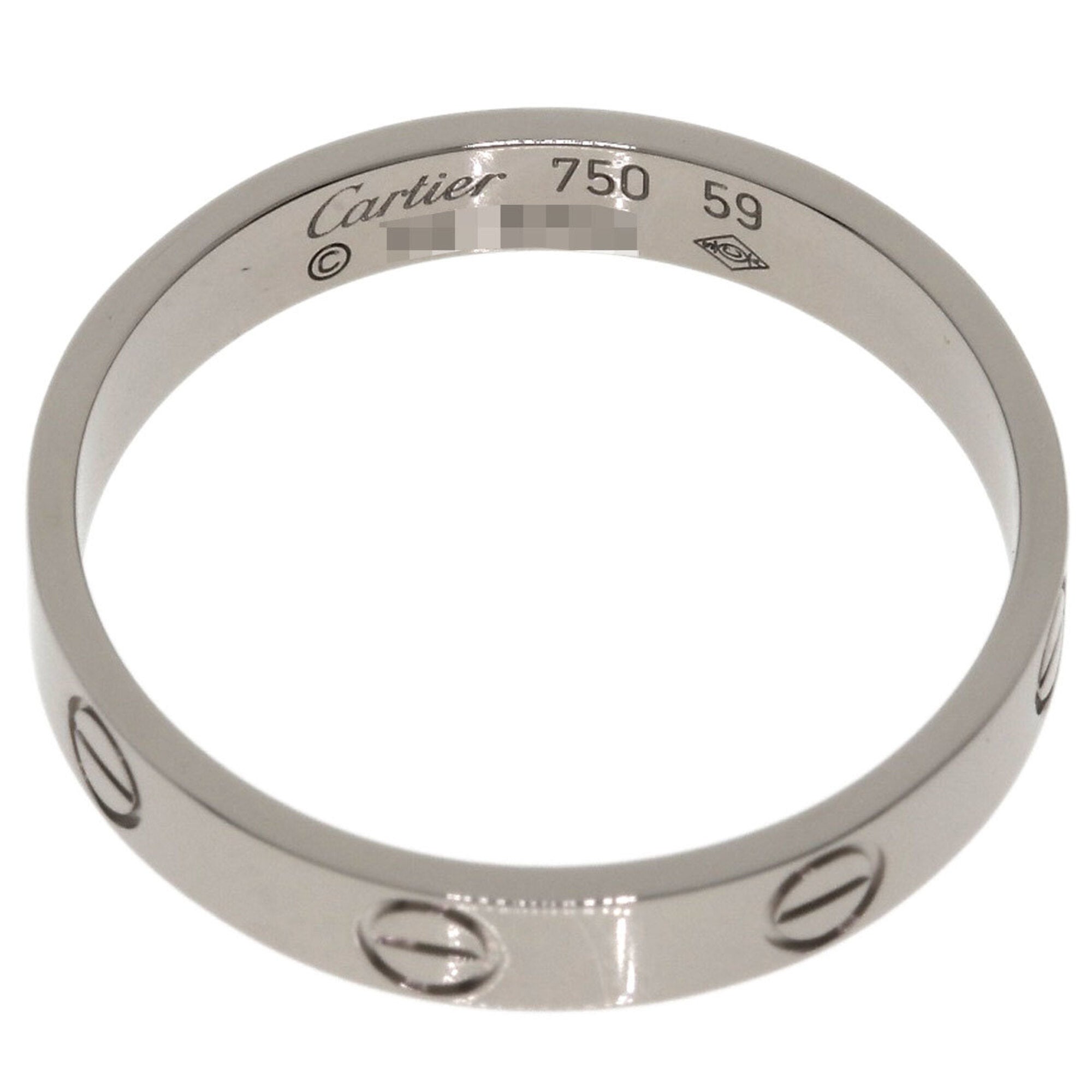 Cartier Love White Gold (18K) Band Ring (Pre-Owned)