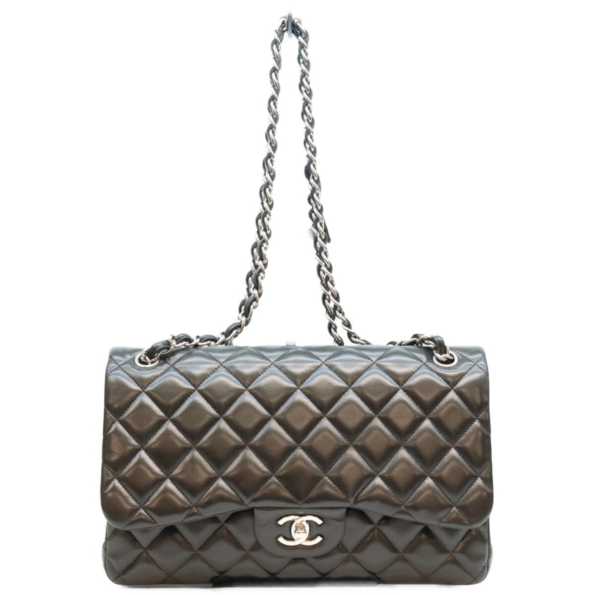 Chanel Black Leather Shoulder Bag (Pre-Owned)