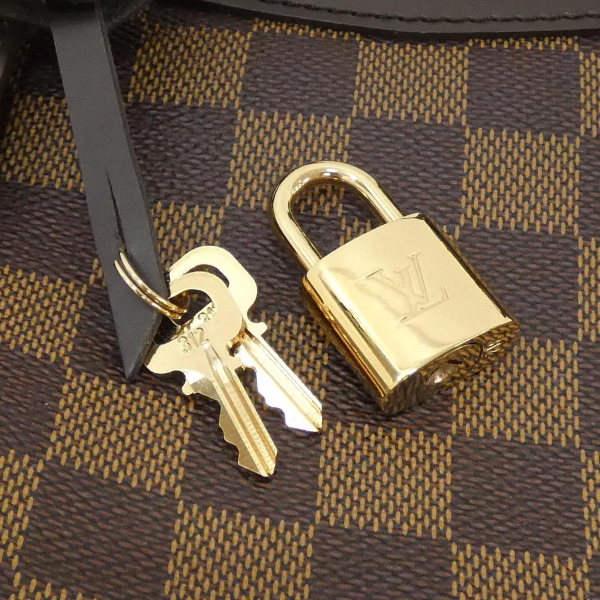 Louis Vuitton Ebene Coated Canvas Shoulder Bag (Pre-Owned)