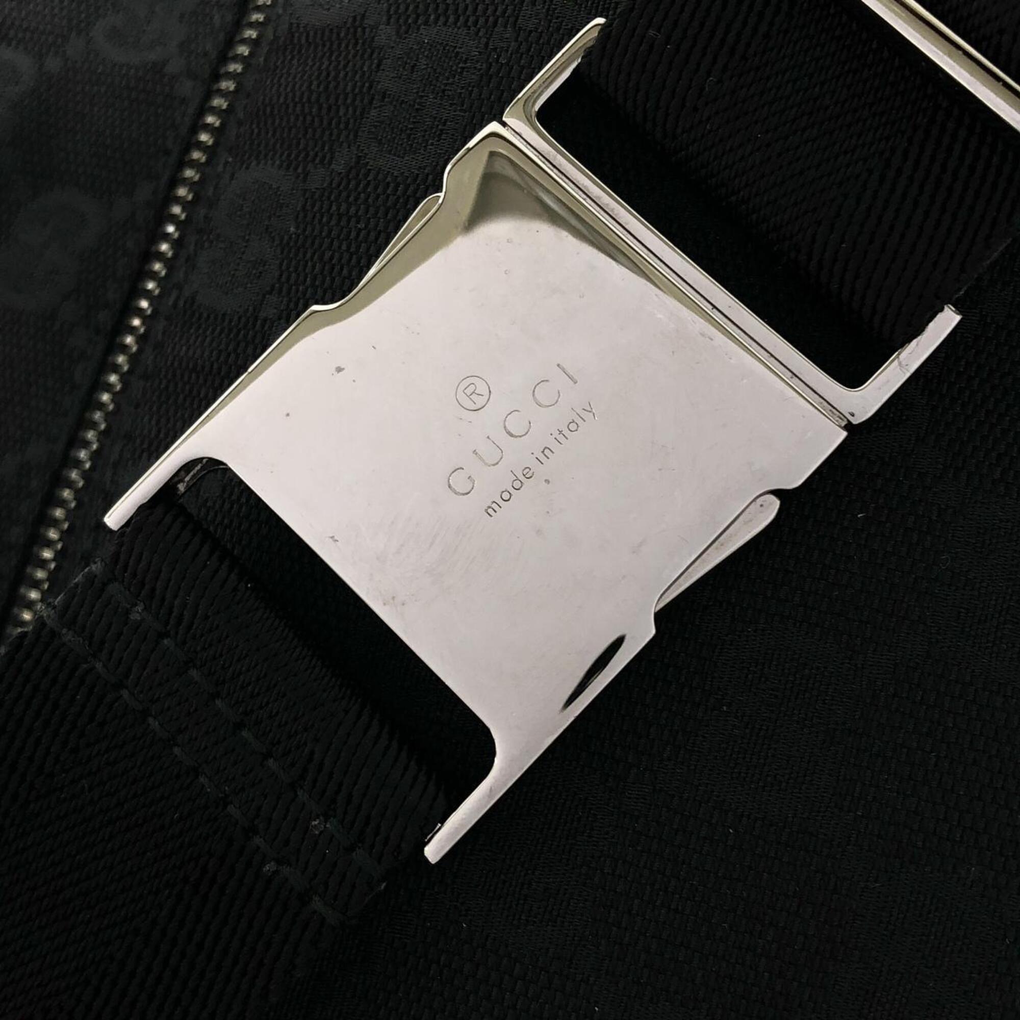 Gucci Black Gg Canvas Fanny Pack (Pre-Owned)