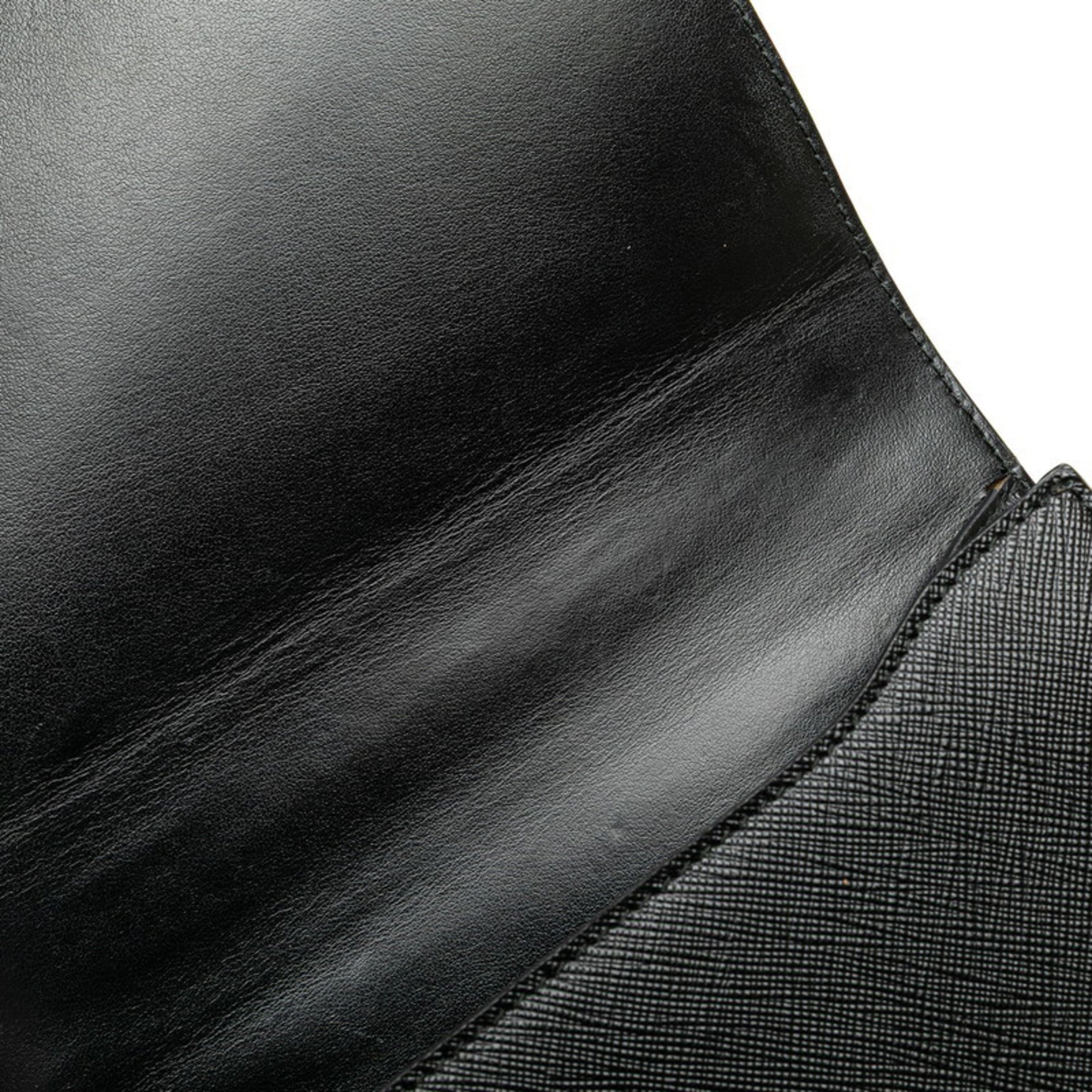 Prada Black Leather Shoulder Bag (Pre-Owned)