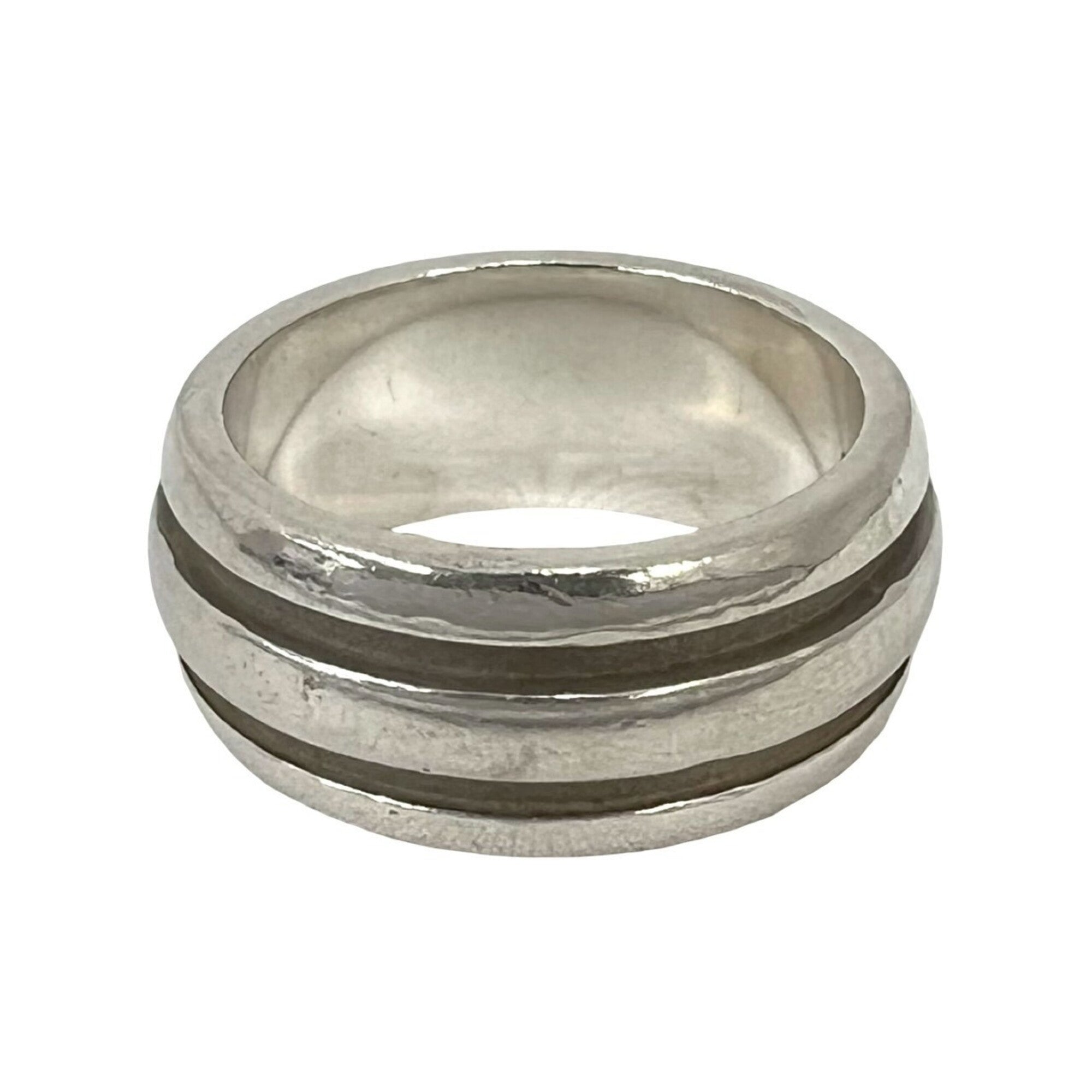 Tiffany Silver Silver 925 Band Ring (Pre-Owned)