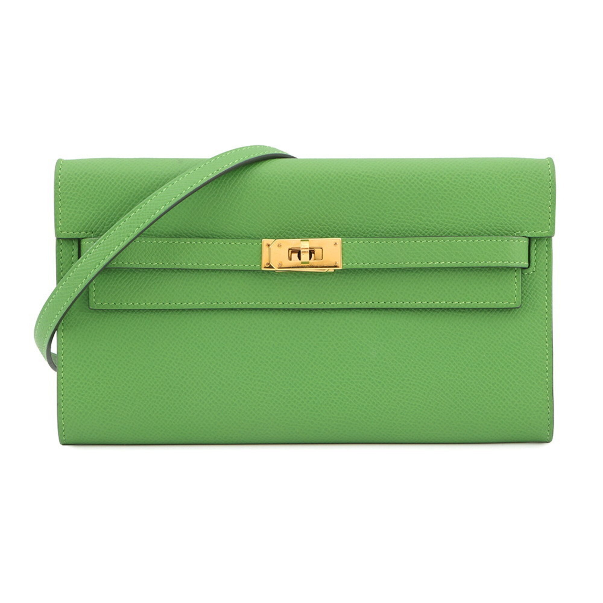 Hermes Kelly Epsom Leather Chain/Shoulder Wallet (Pre-Owned)