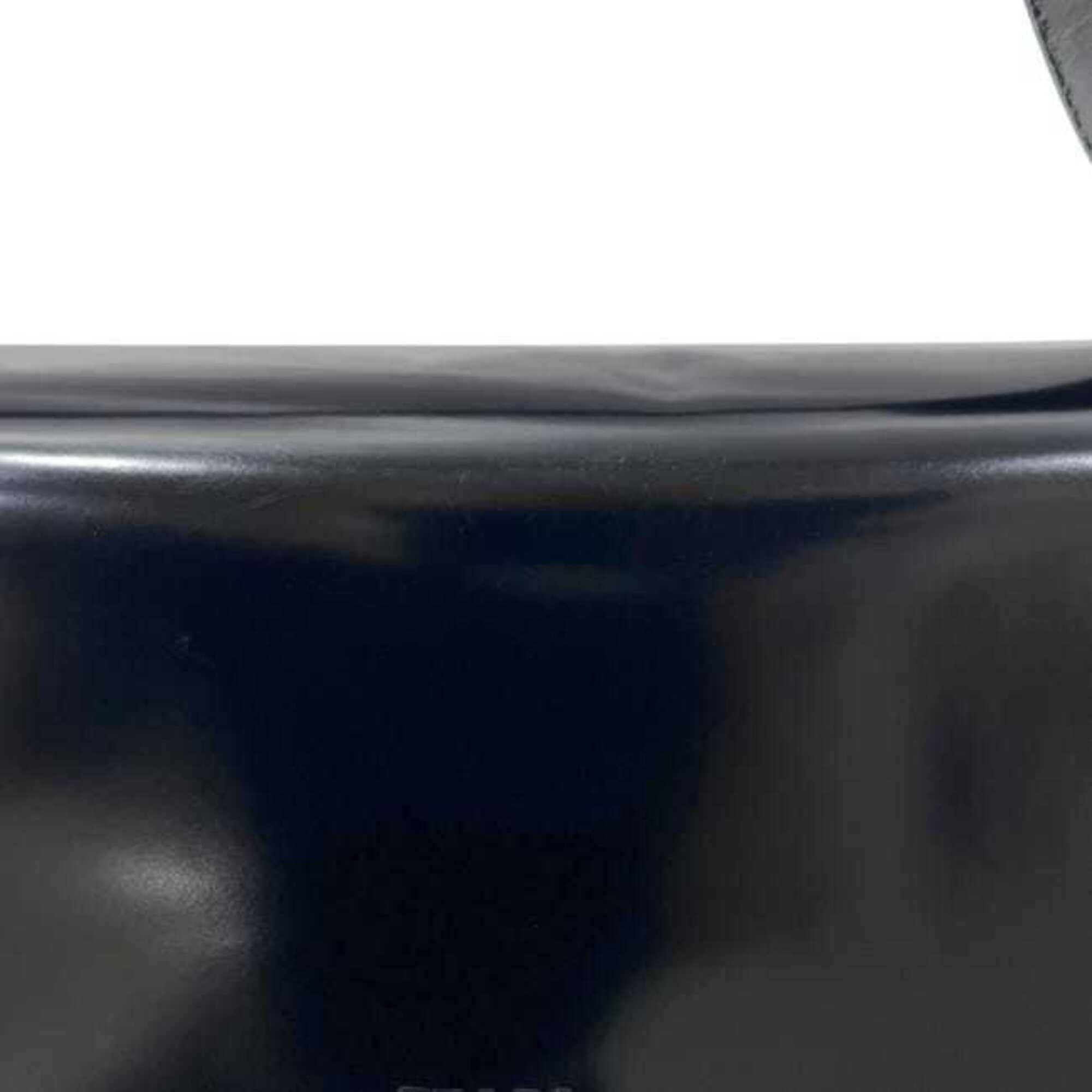 Prada Black Nero Leather Shoulder Bag (Pre-Owned)
