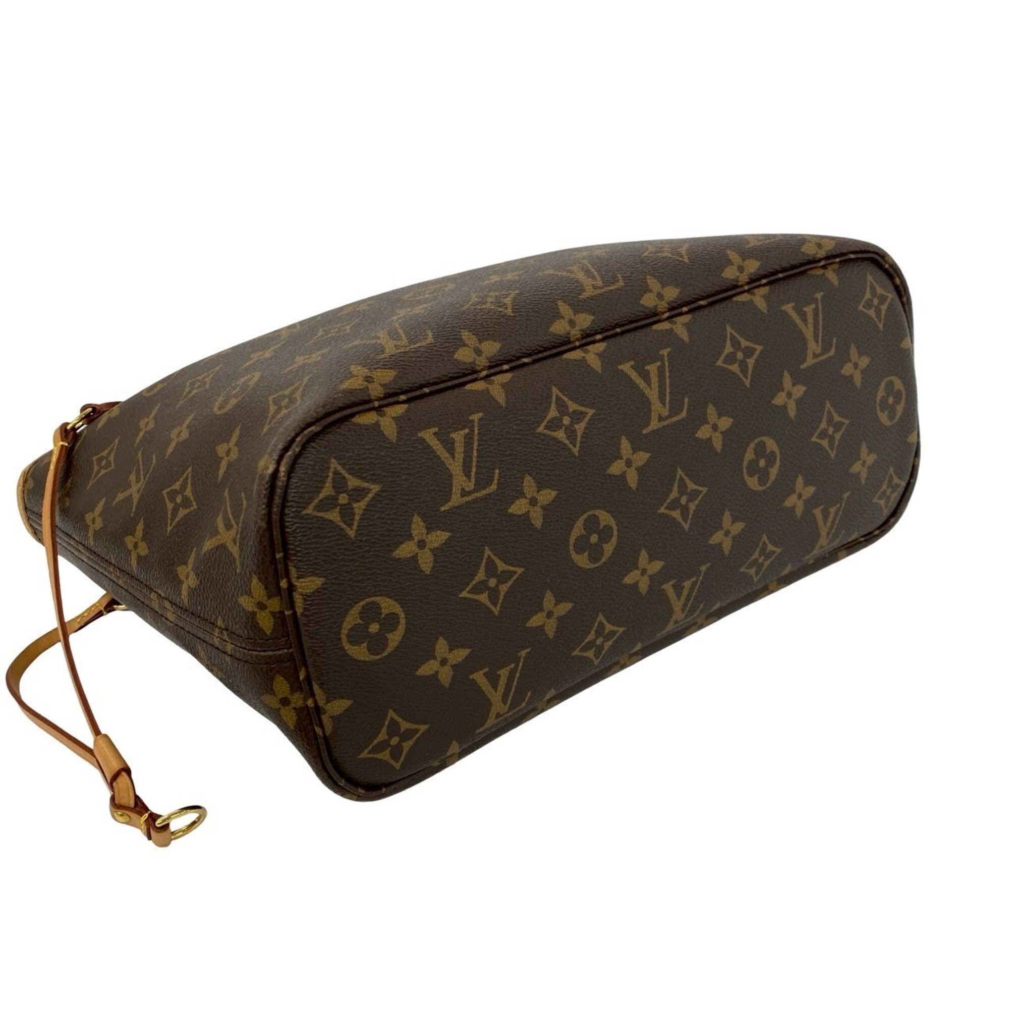 Louis Vuitton Brown Leather Pvc Handbag Tote Bag (Pre-Owned)