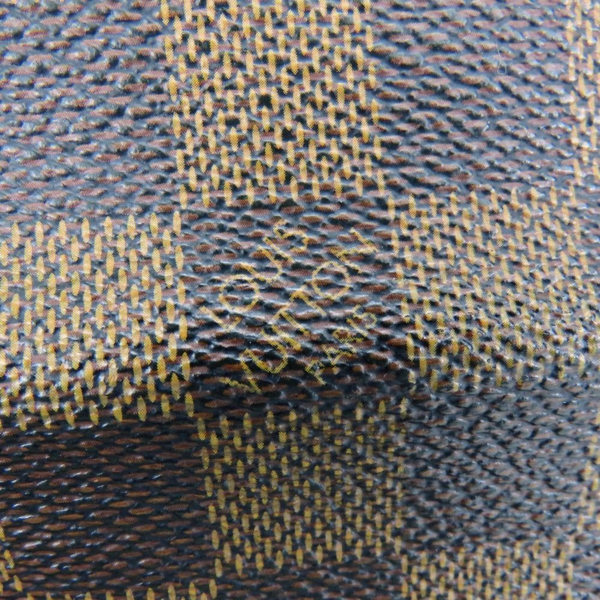 Louis Vuitton Brown Damier Canvas Ebene Damier Canvas Leather Shoulder Bag (Pre-Owned)