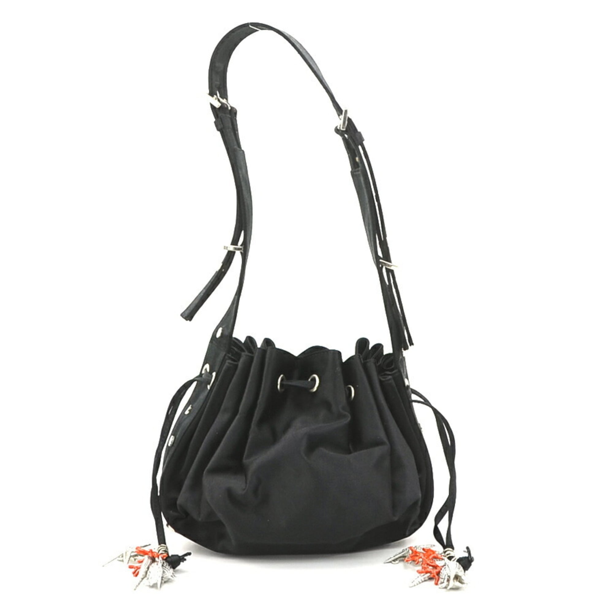 Givenchy Black Satin Shoulder Bag (Pre-Owned)