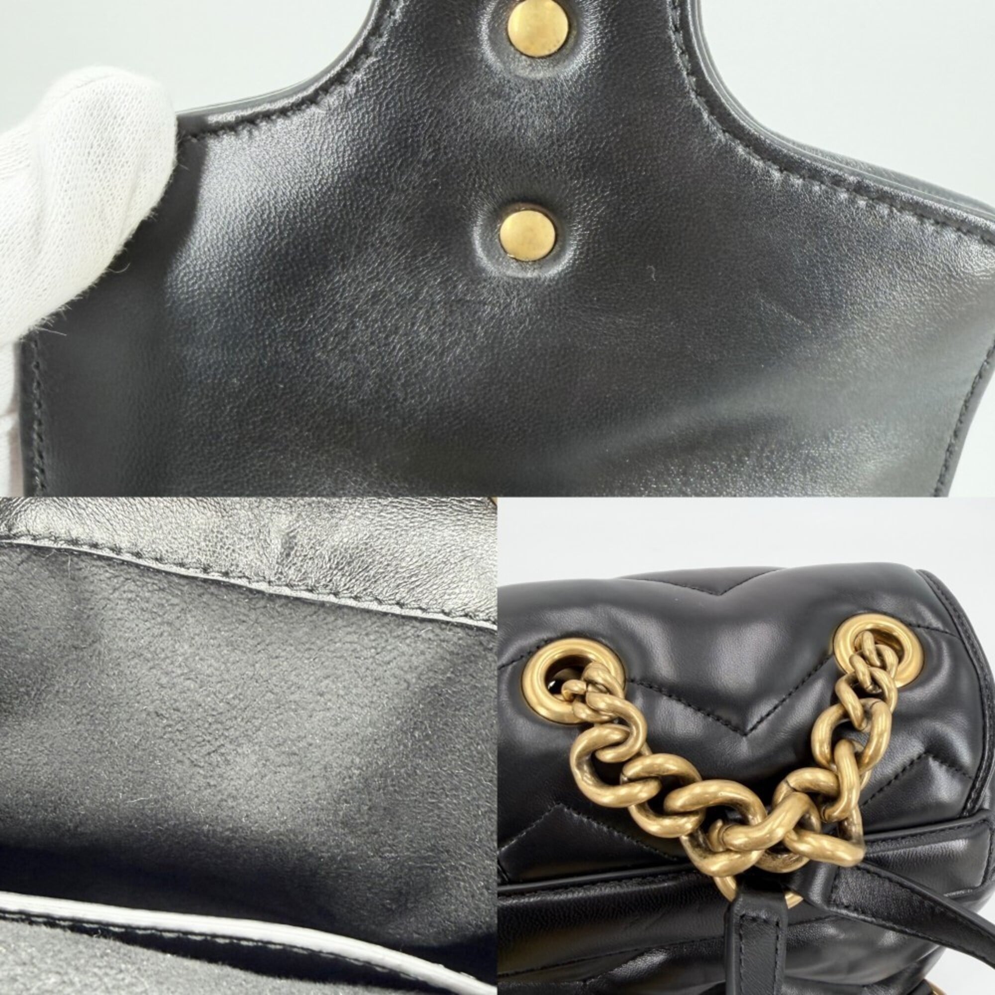 Gucci Black Leather Backpack (Pre-Owned)