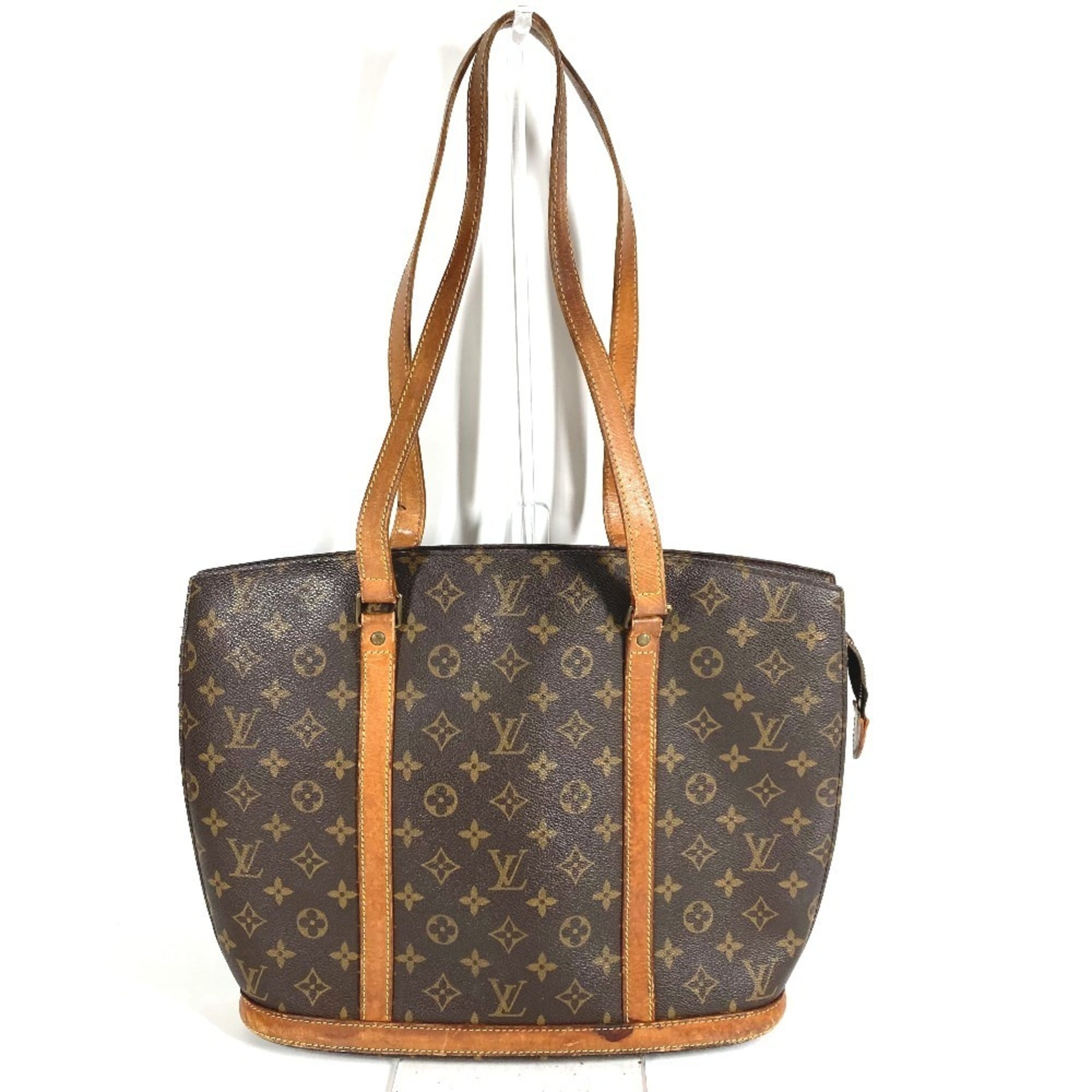 Louis Vuitton Brown Monogram Canvas Shoulder Bag Tote Bag (Pre-Owned)